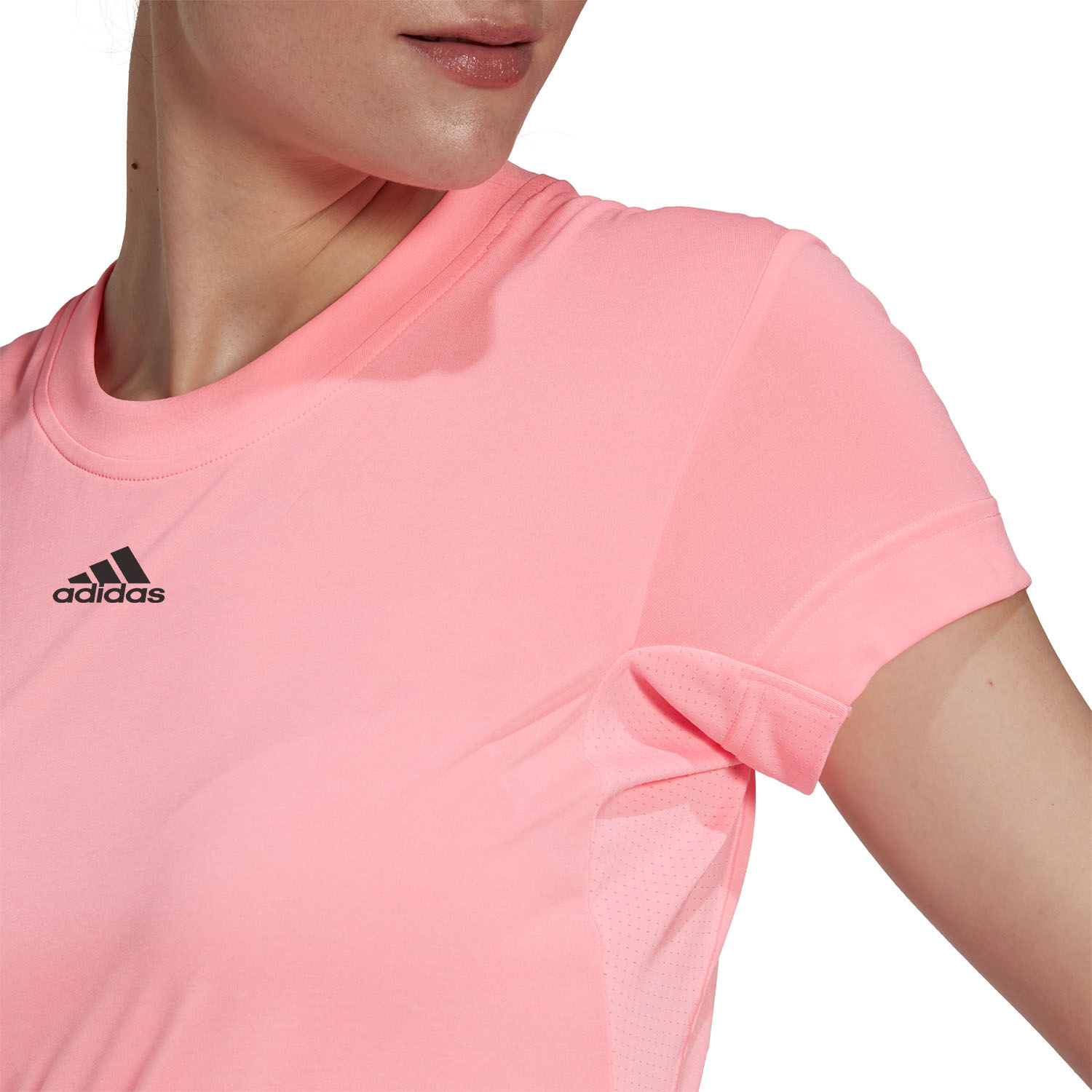 adidas Freelift Court Women's Tennis TShirt Beam Pink