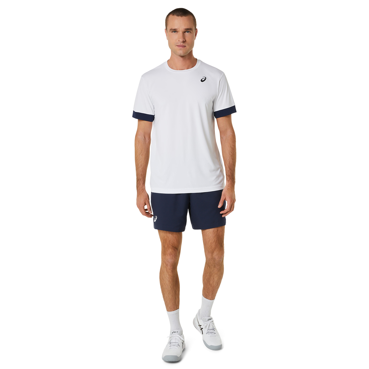 Asics Court Camiseta - Brilliant White/Midnight