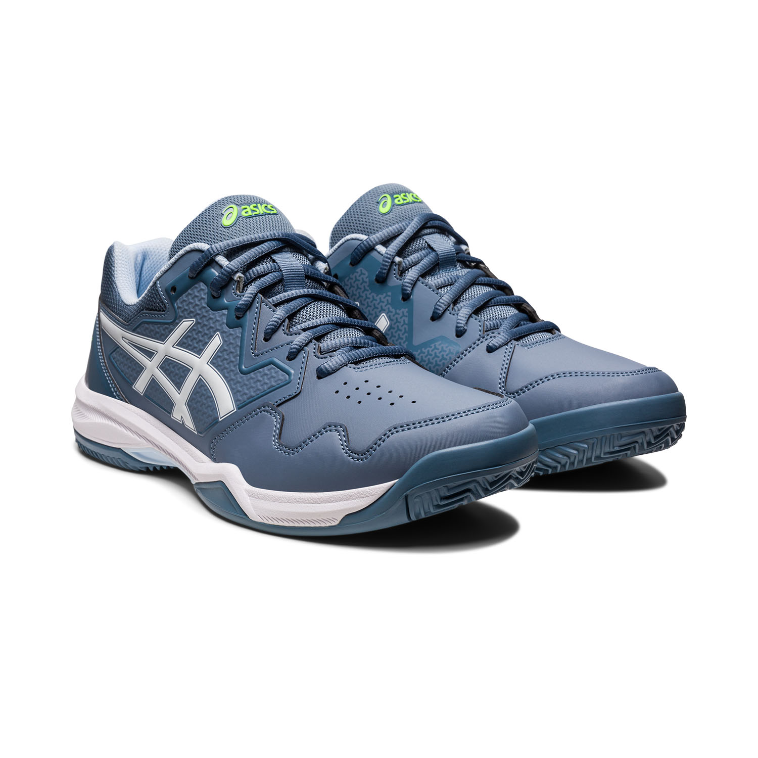 Asics Gel Dedicate 7 Clay Men's Tennis Shoes - Steel Blue/White