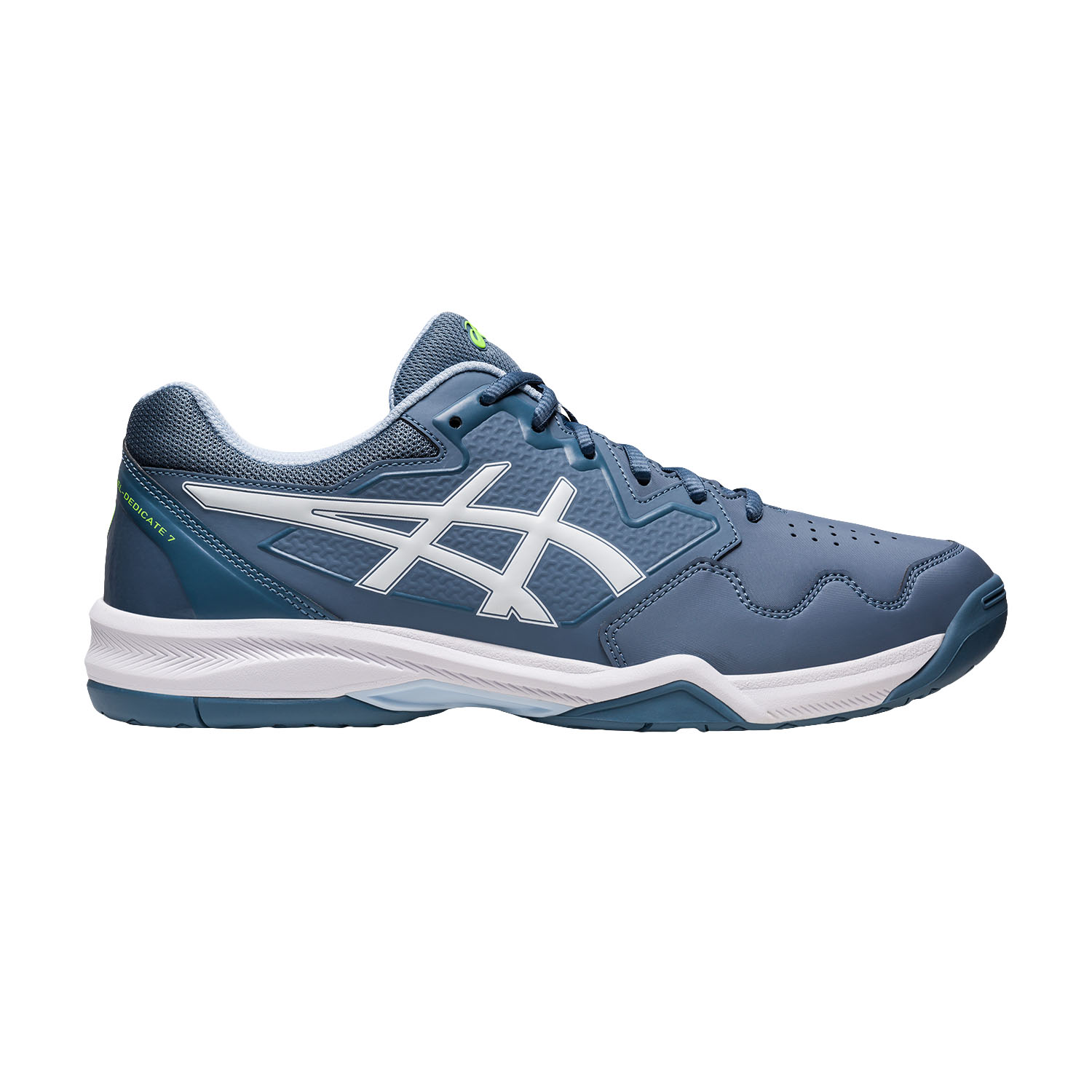 Asics Gel Dedicate 7 Scarpe da Tennis Uomo Steel Blue/White