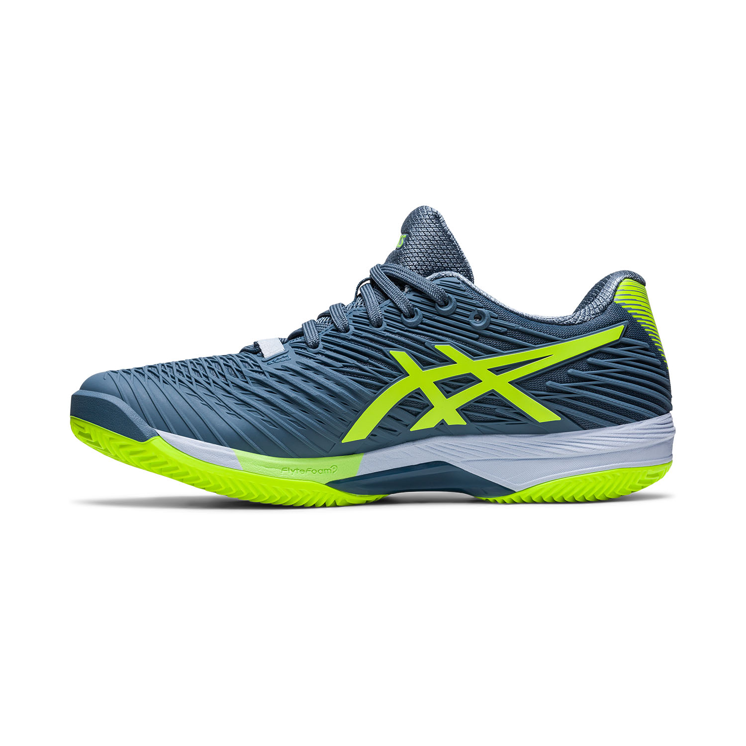 Asics Solution Speed FF 2 Clay Men s Tennis Shoes Steel Blue