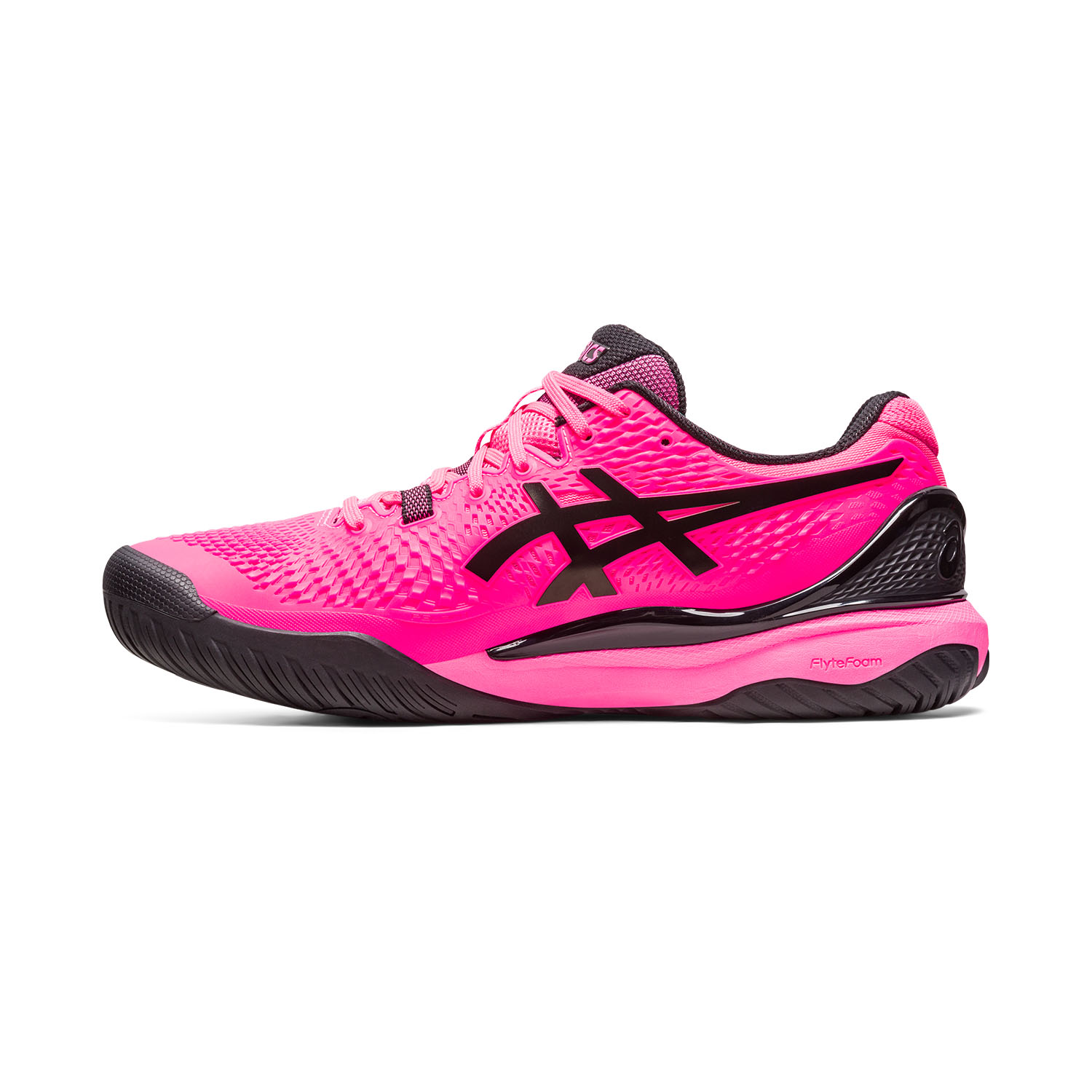 Asics pink deals tennis shoes