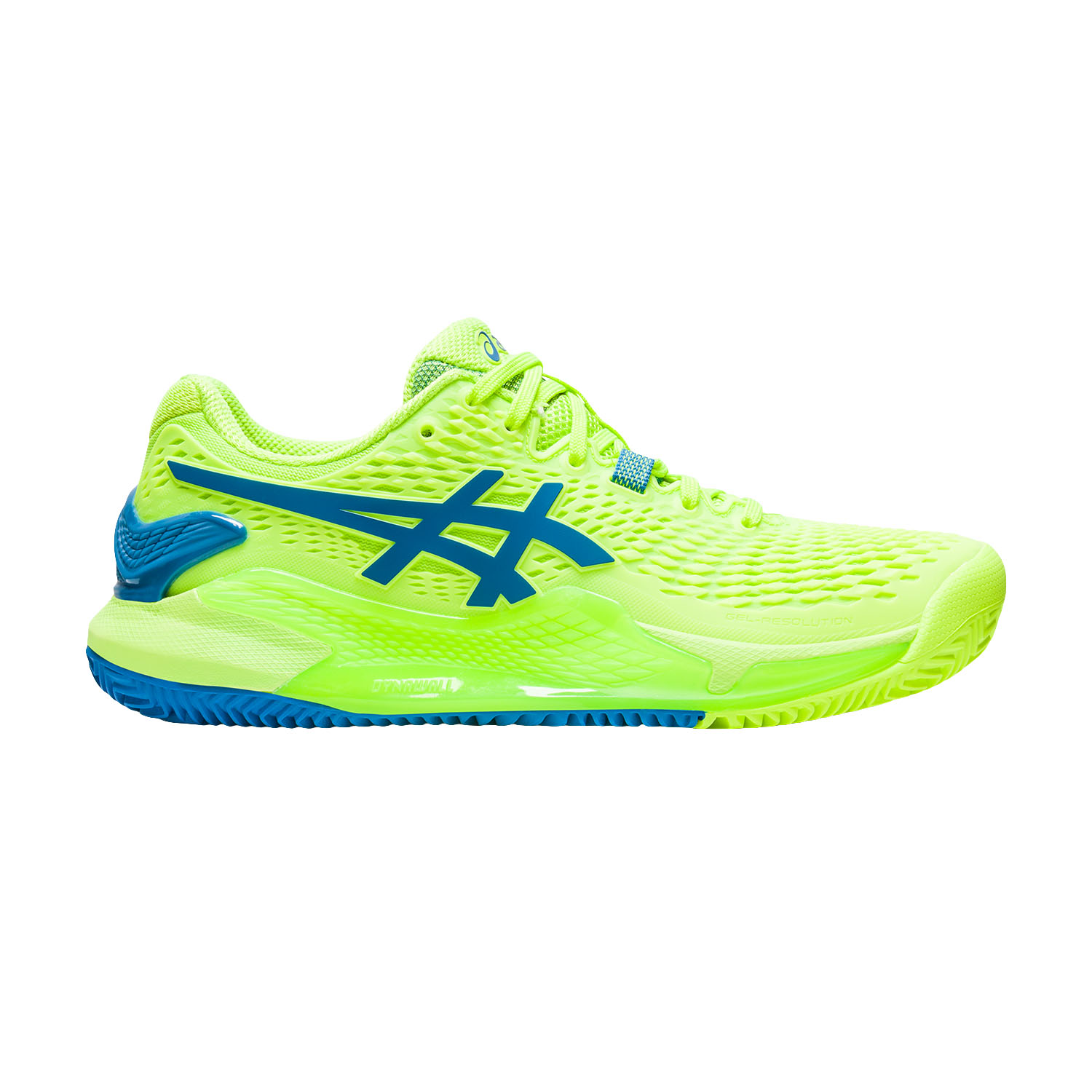 Asics Gel Resolution 9 Clay - Hazard Green/Reborn Blue