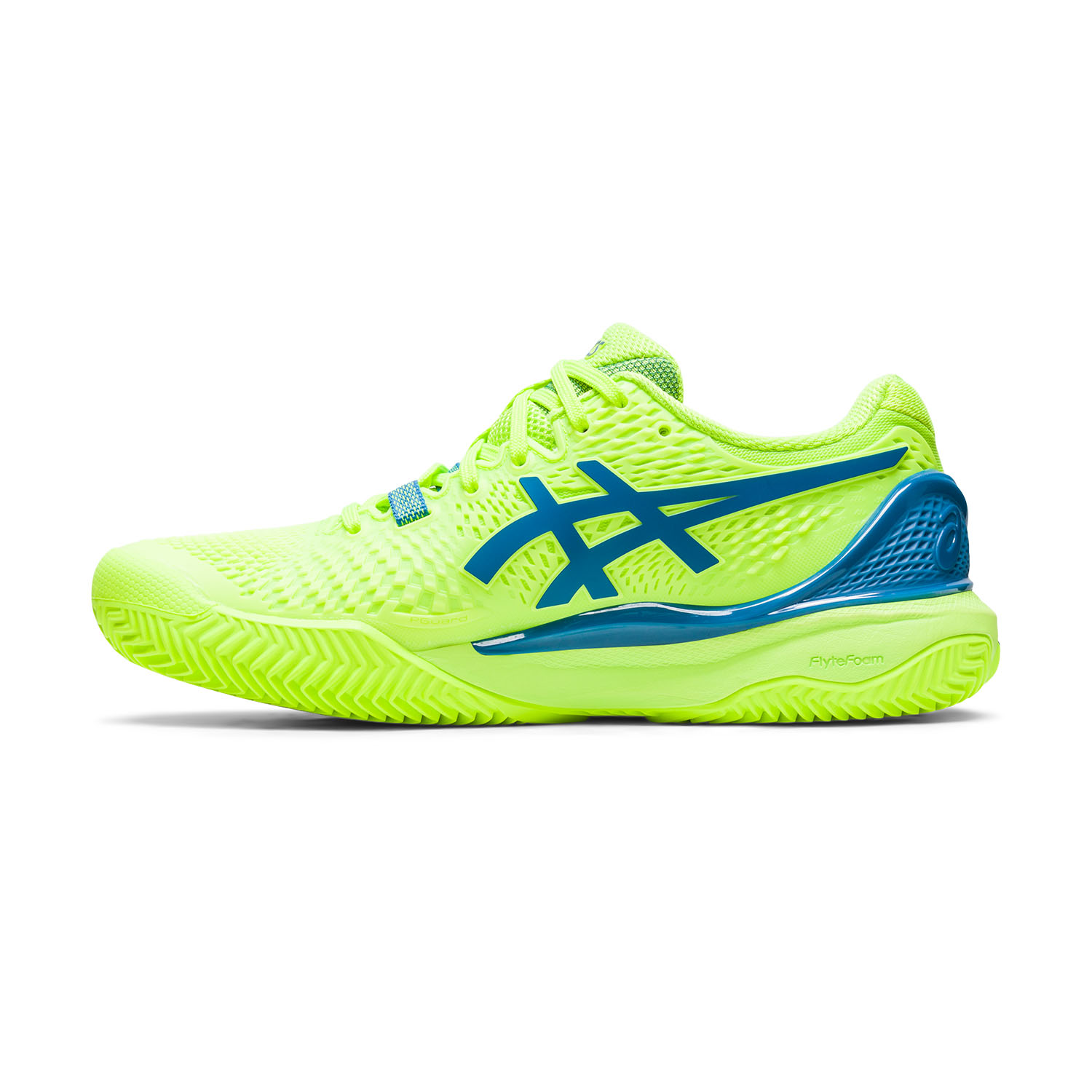 Asics Gel Resolution 9 Clay - Hazard Green/Reborn Blue
