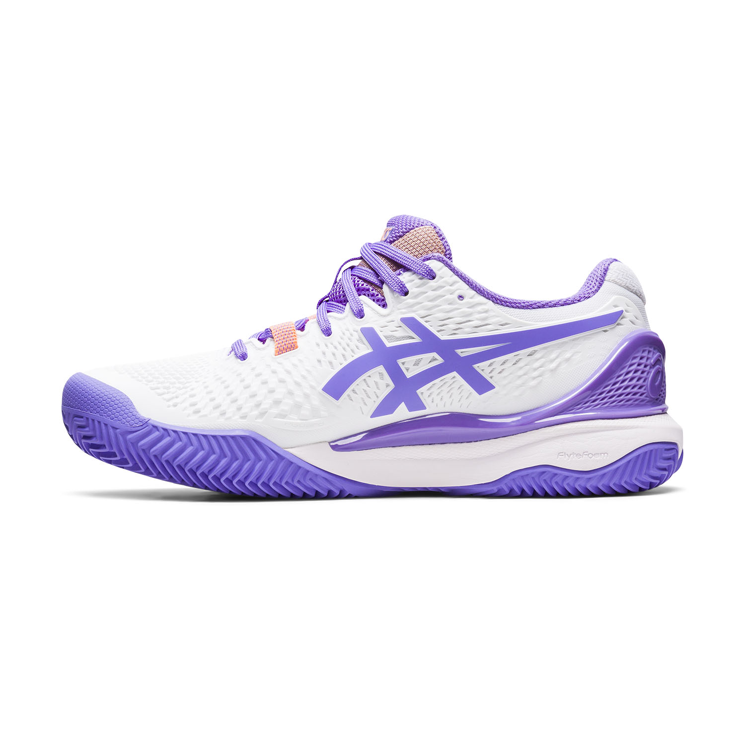 Asics Gel Resolution 9 Clay - White/Amethyst