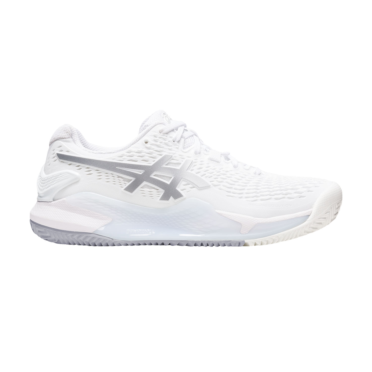 Asics Gel Resolution 9 Clay - White/Pure Silver