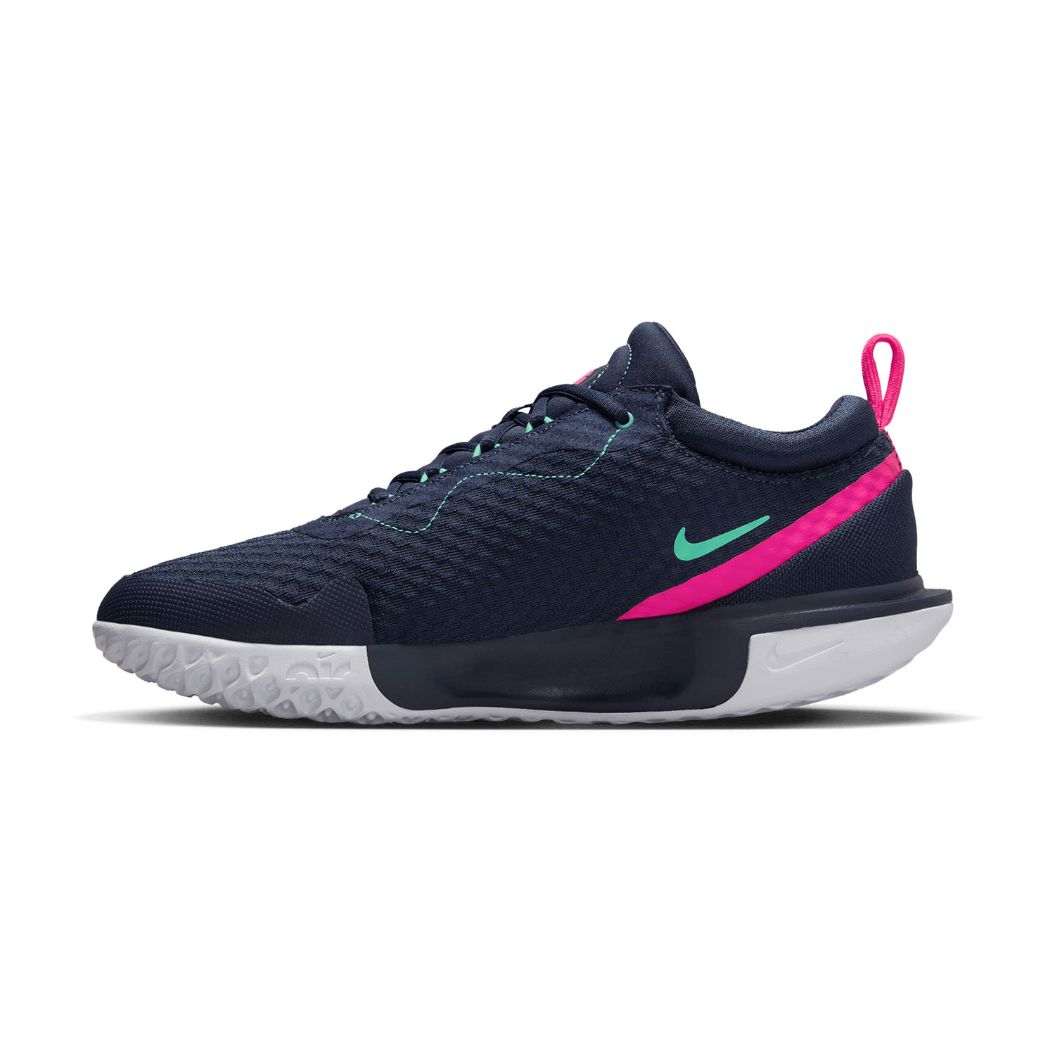 Nike Court Zoom Pro HC - Obsidian/Hyper Pink/Green Glow/White