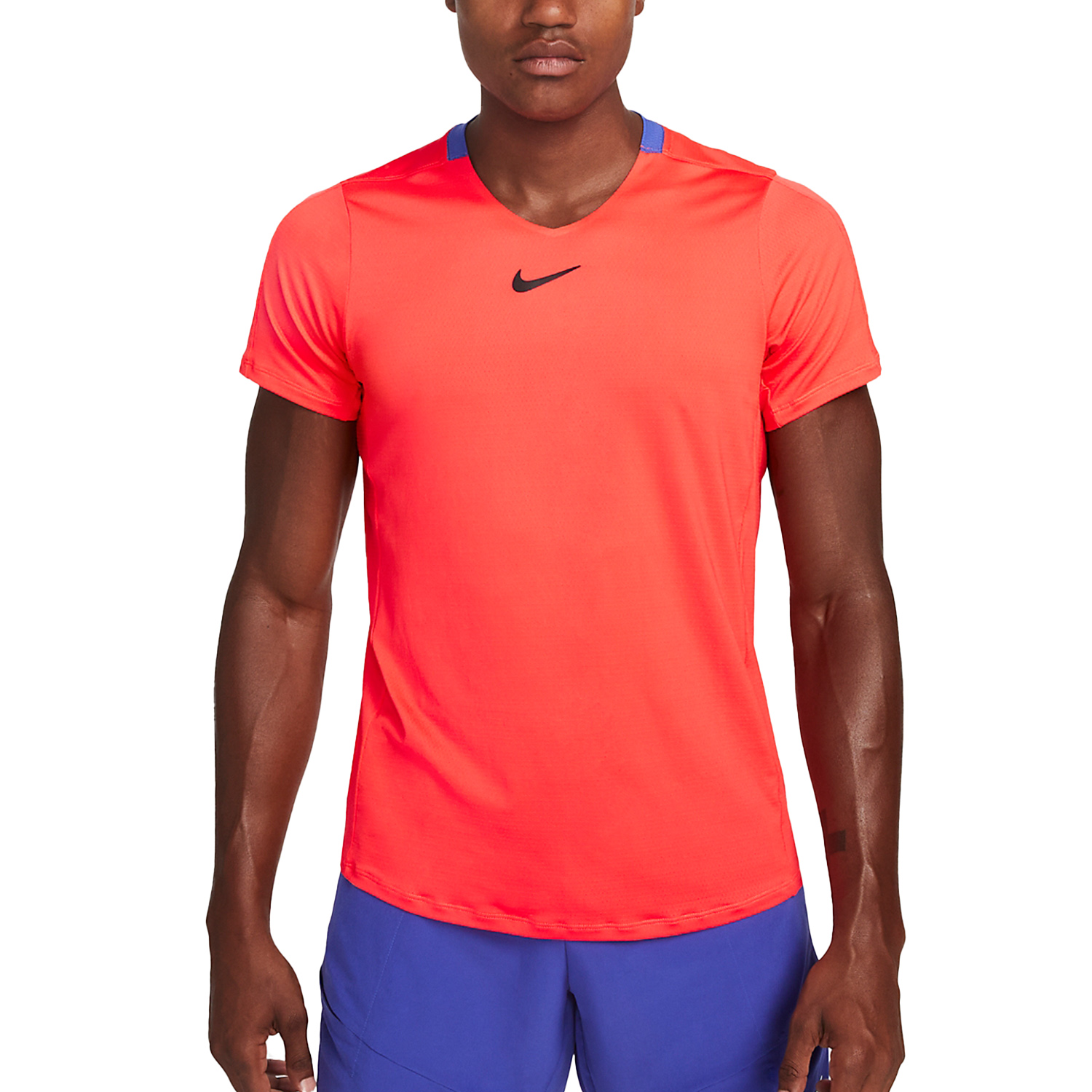 bright crimson nike shirt