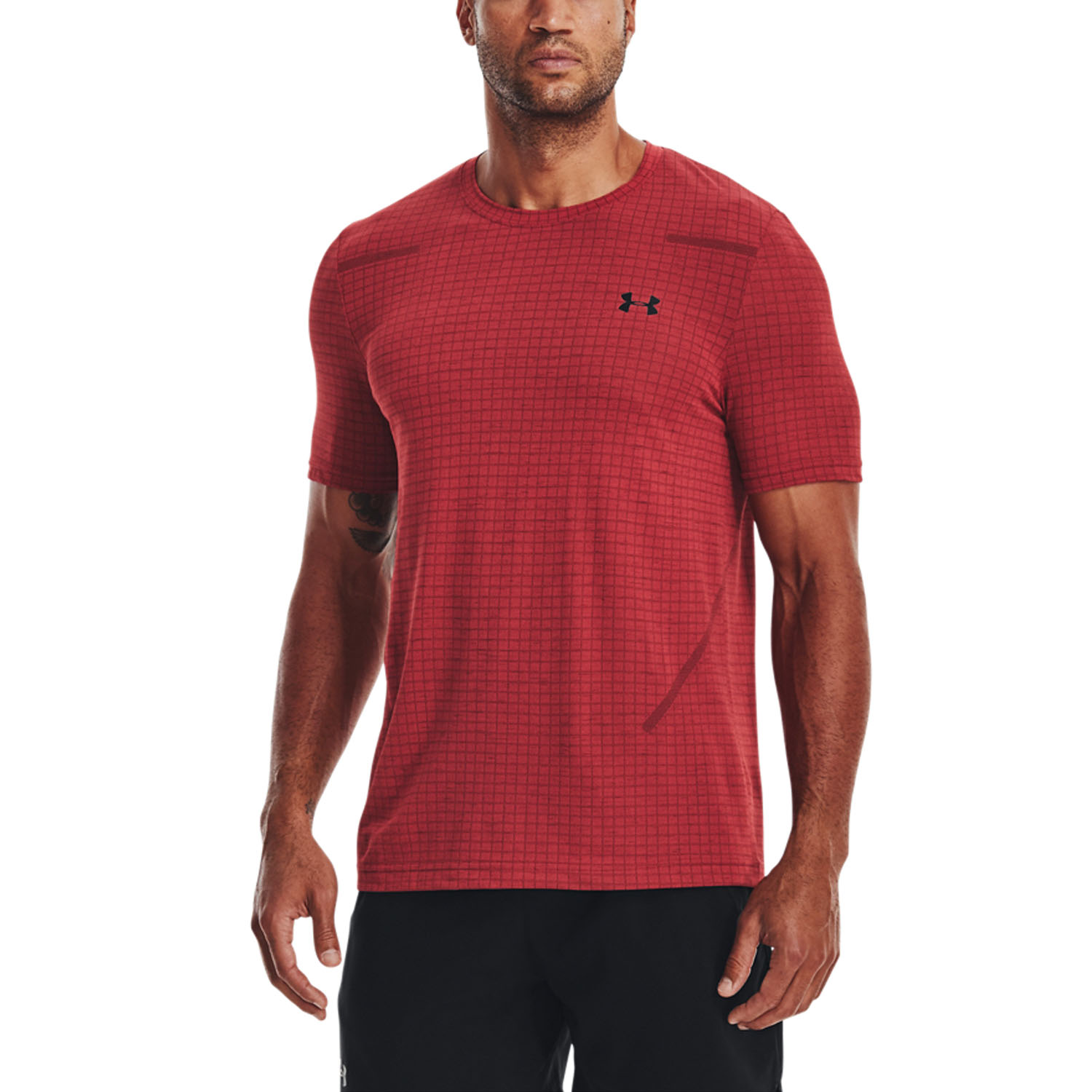 Under Armour Seamless Grid Camiseta - Chakra/Black