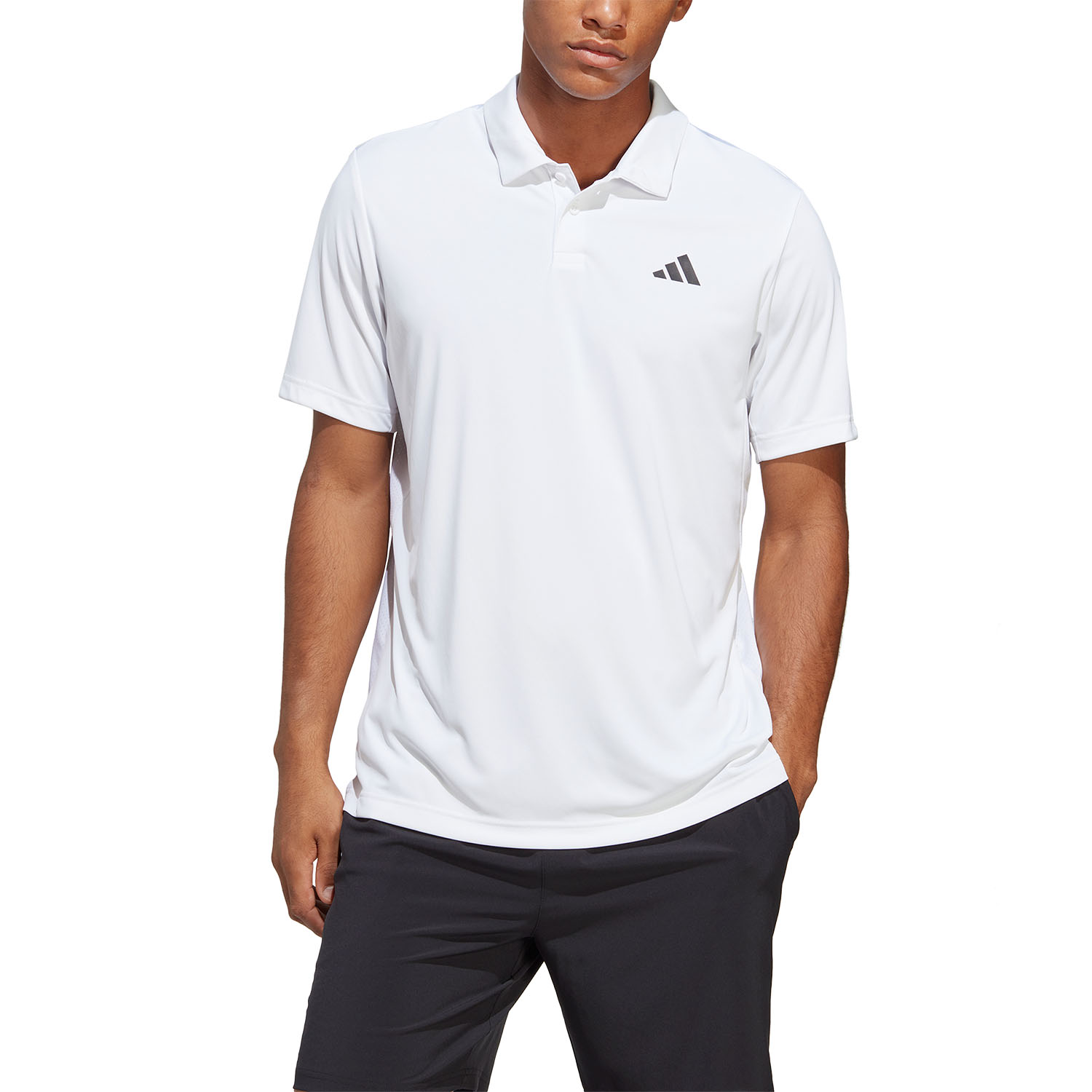 adidas Club Logo Men's Tennis Polo - White