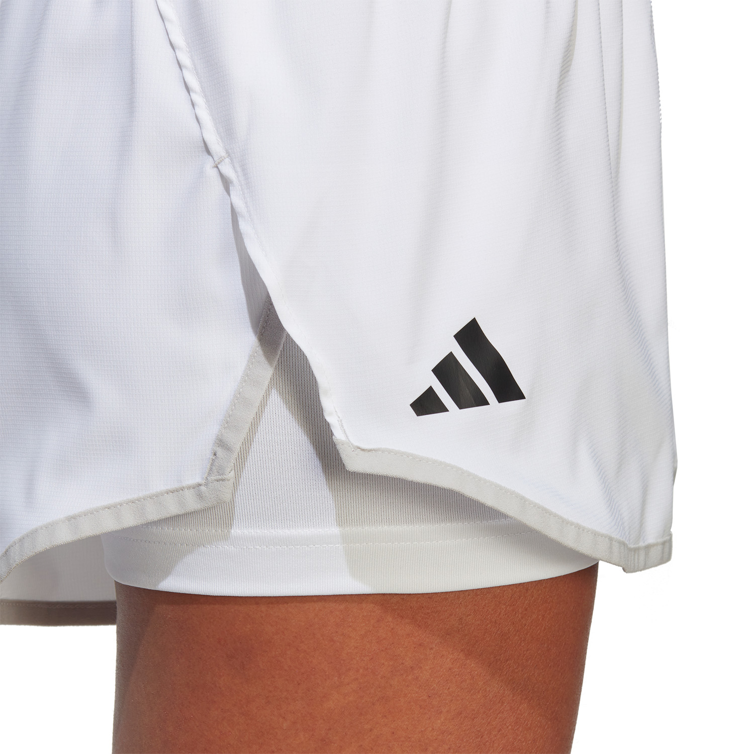 adidas Club 3in Shorts - White