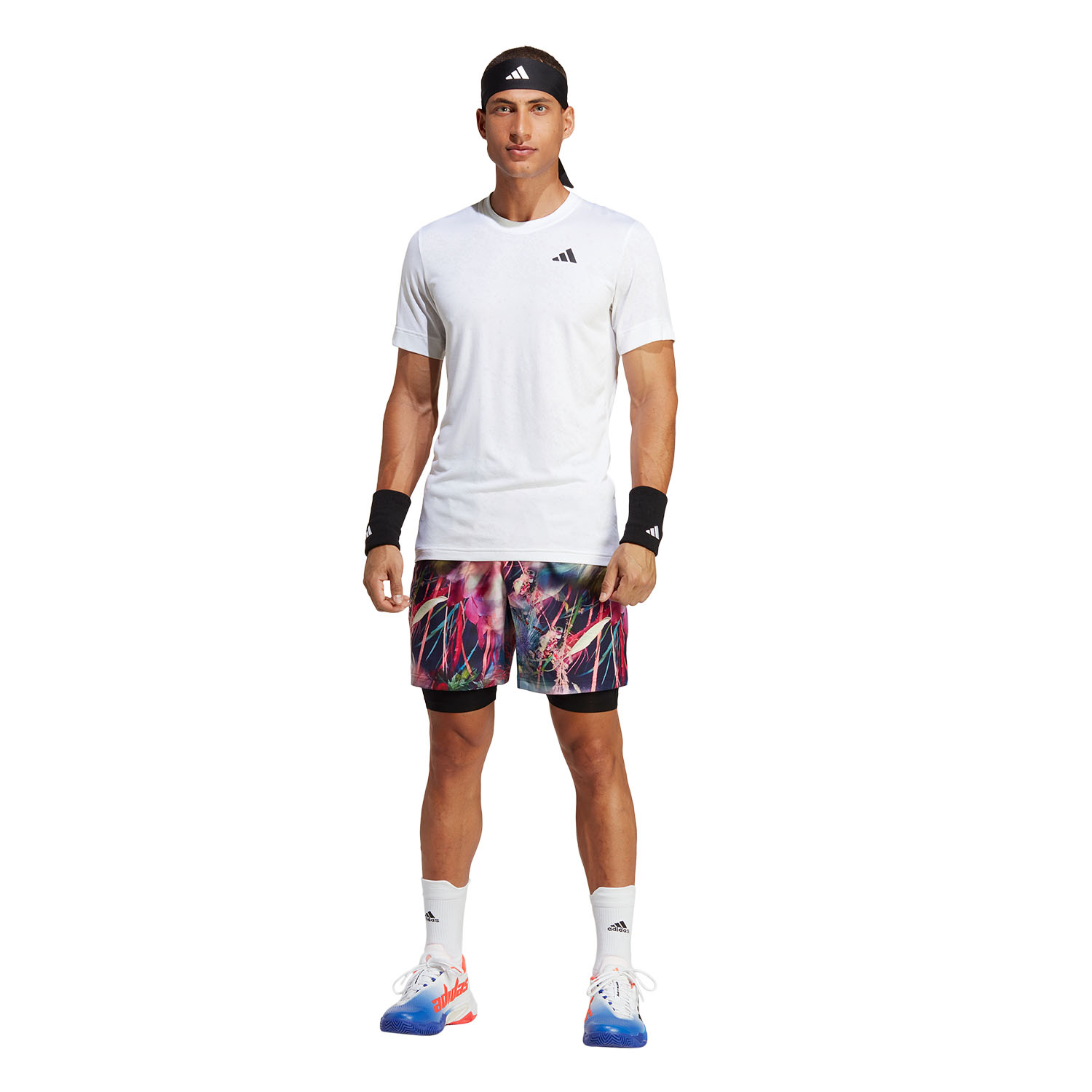 adidas Melbourne Ergo 7in Shorts - Multicolor/Black