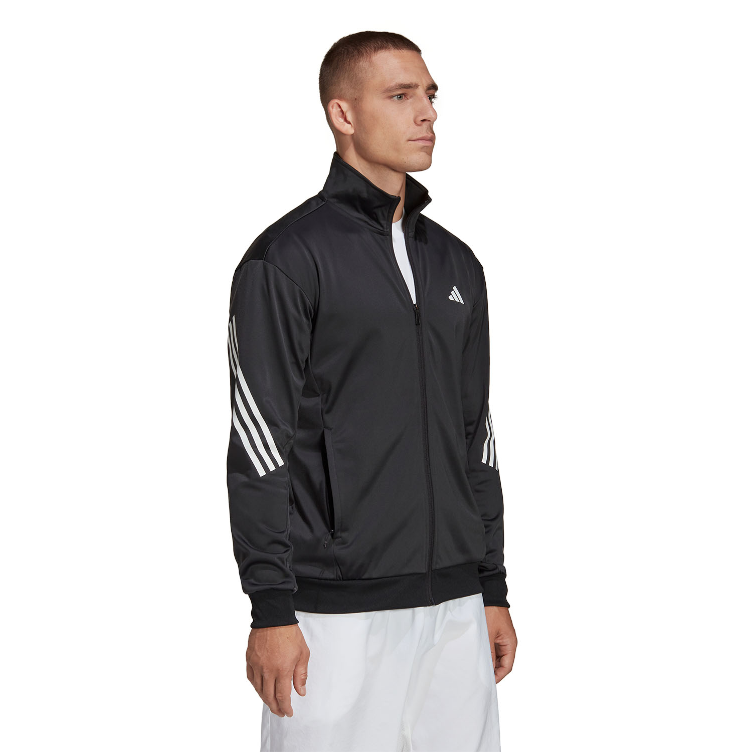 adidas 3 Stripes Knit Chaqueta - Black