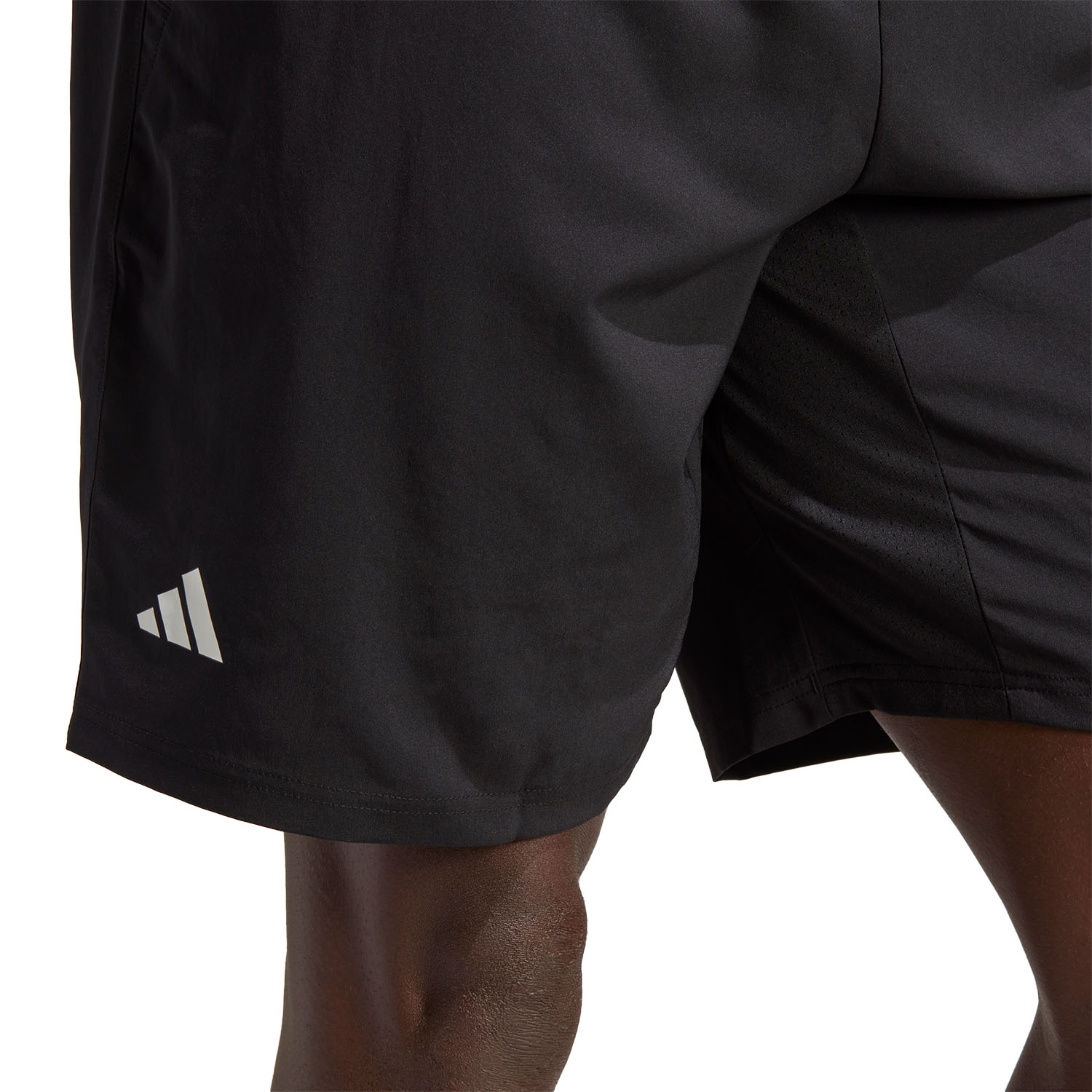 adidas Club 3 Stripes 8in Shorts - Black