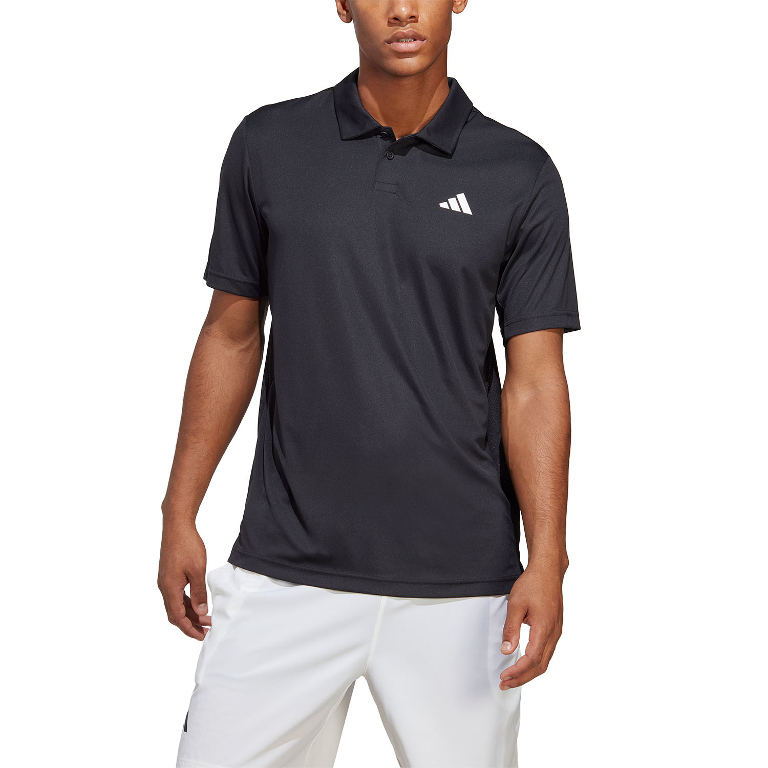 adidas Club Logo Men's Tennis Polo - Black