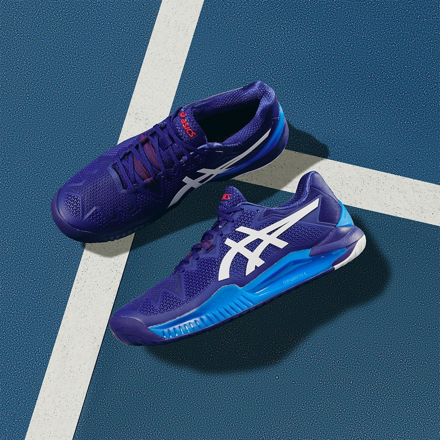 asics - 最安値‼️asics GEL-RESOLUTION8 GS 23.0 GS) ASICS Gel Resolution 8 'Dive Blue' 1044A018-405