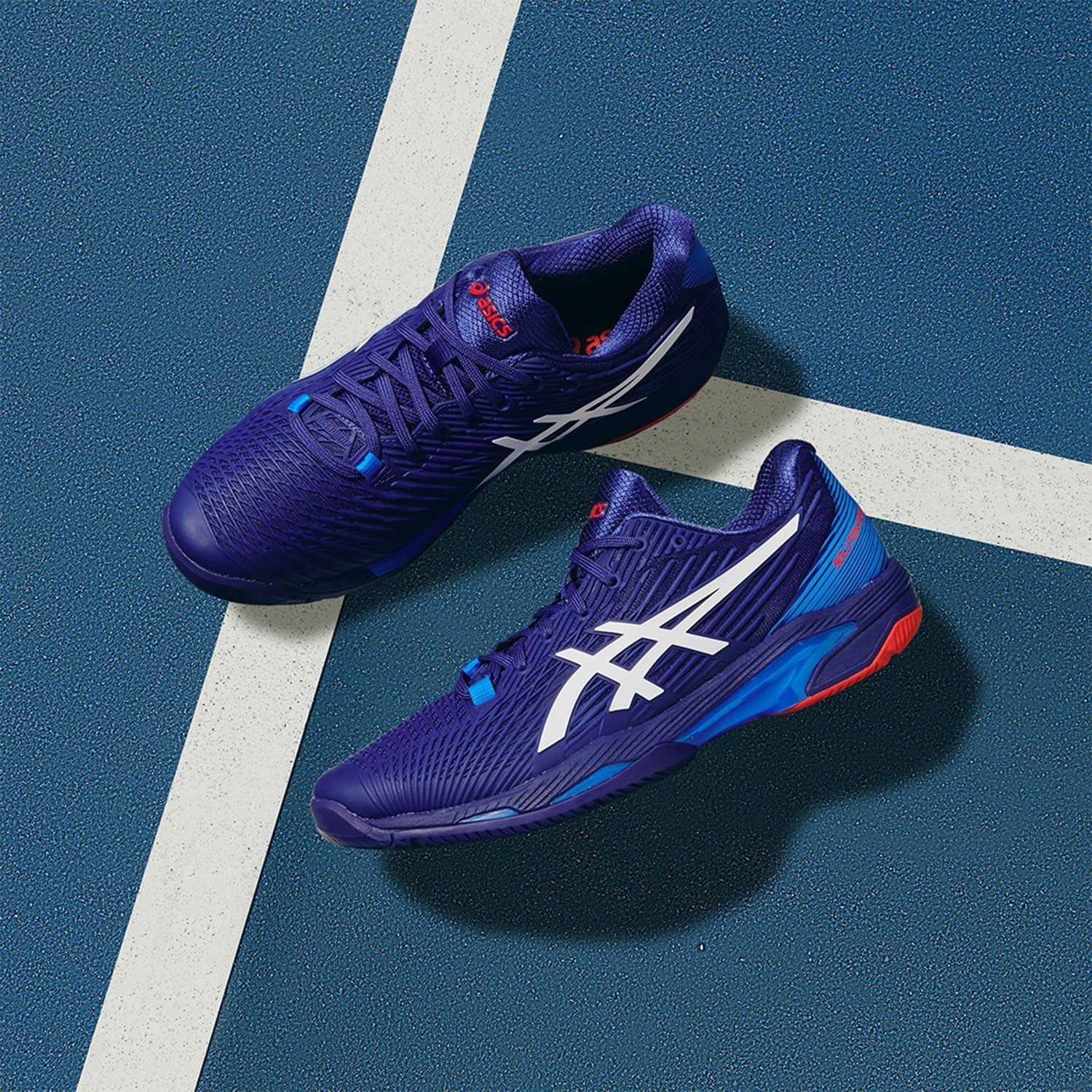 Asics Solution Speed FF 2 Clay Men's Tennis Shoes - Dive Blue