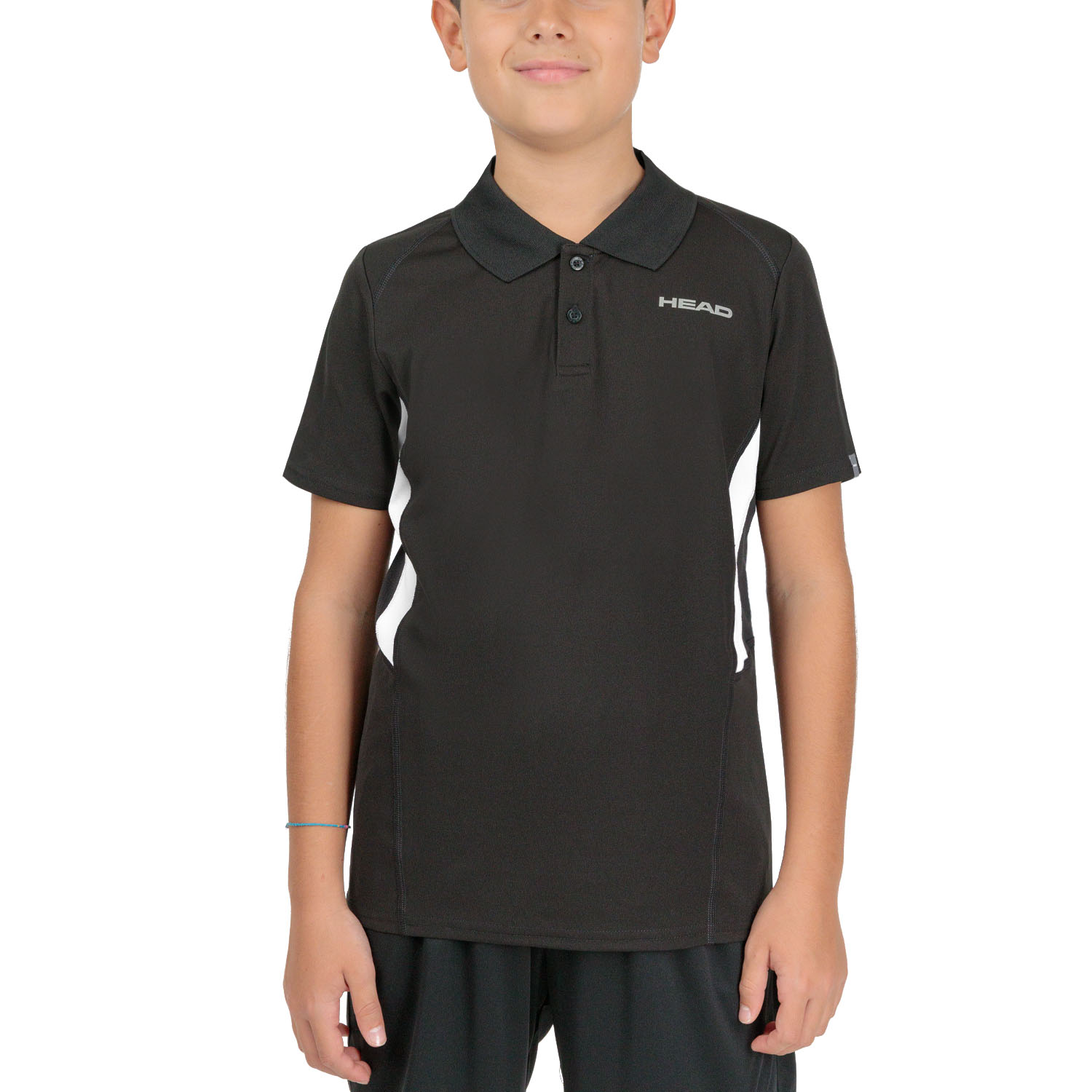 Head Club Tech Polo Boy - Black