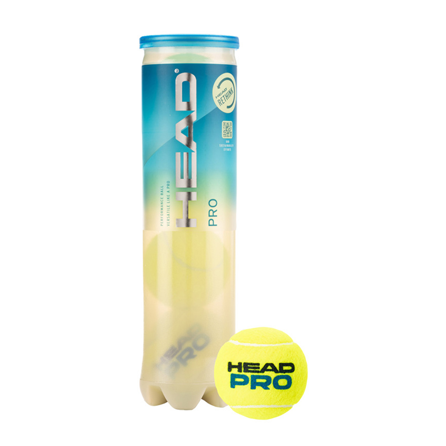 Head Pro - Tubo da 4 Palline da Tennis