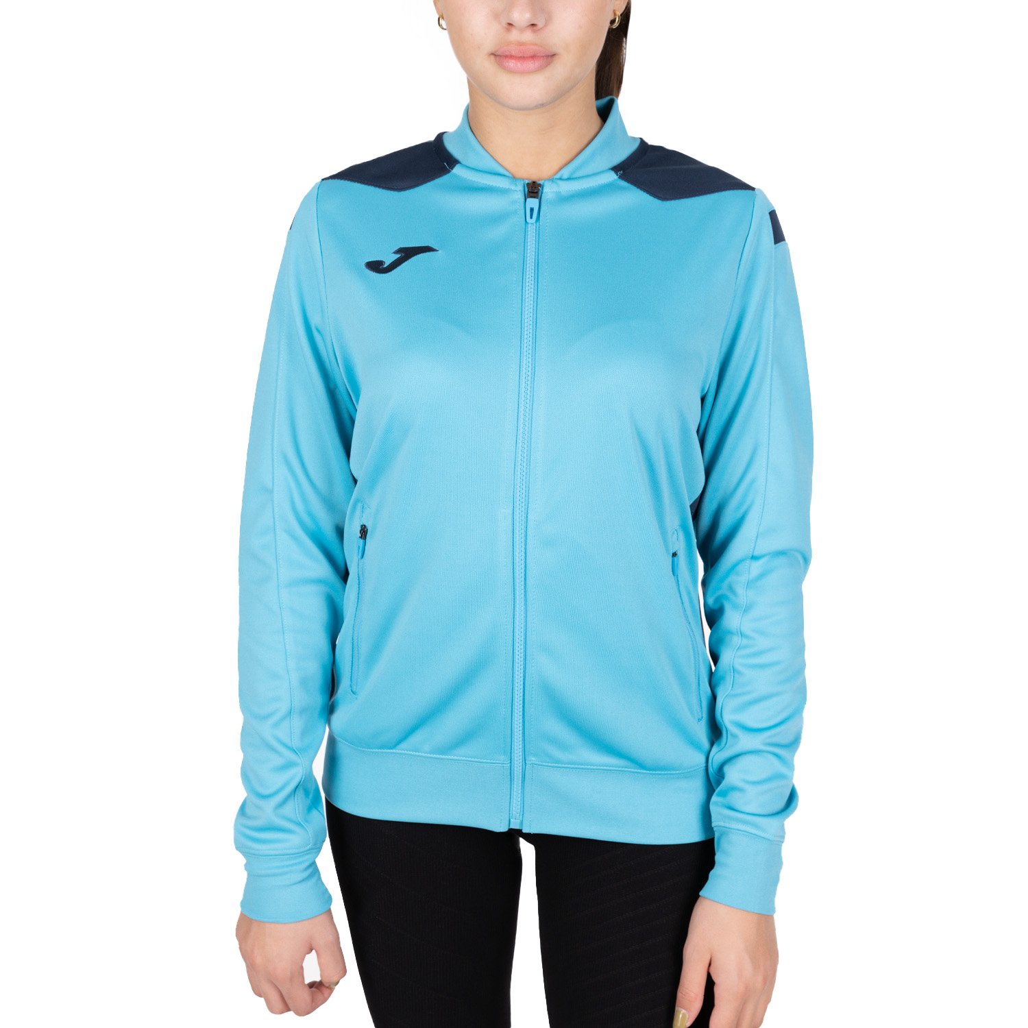 Joma Championship VI Jacket - Fluor Turquoise/Navy