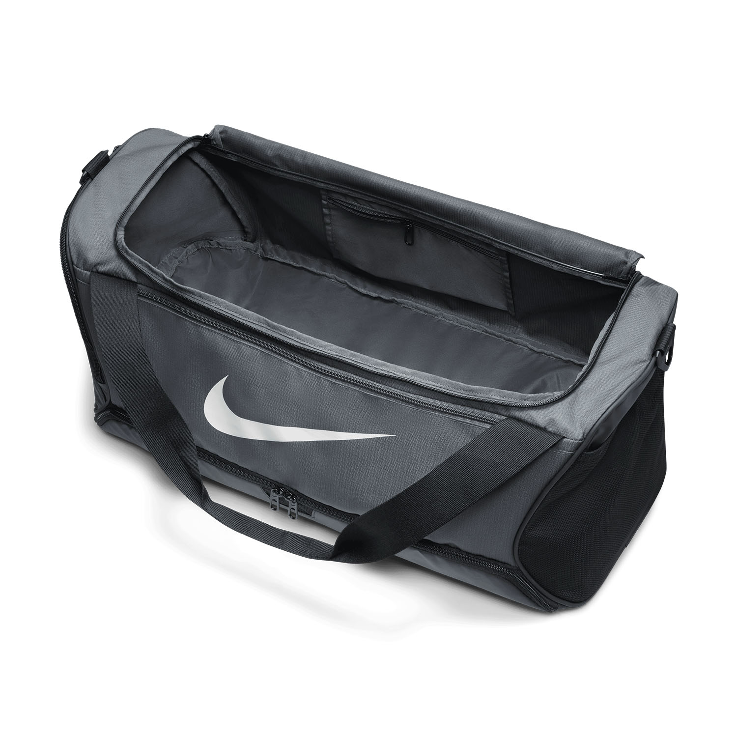 Nike Brasilia 9.5 Bolso Medio - Iron Grey/Black/White