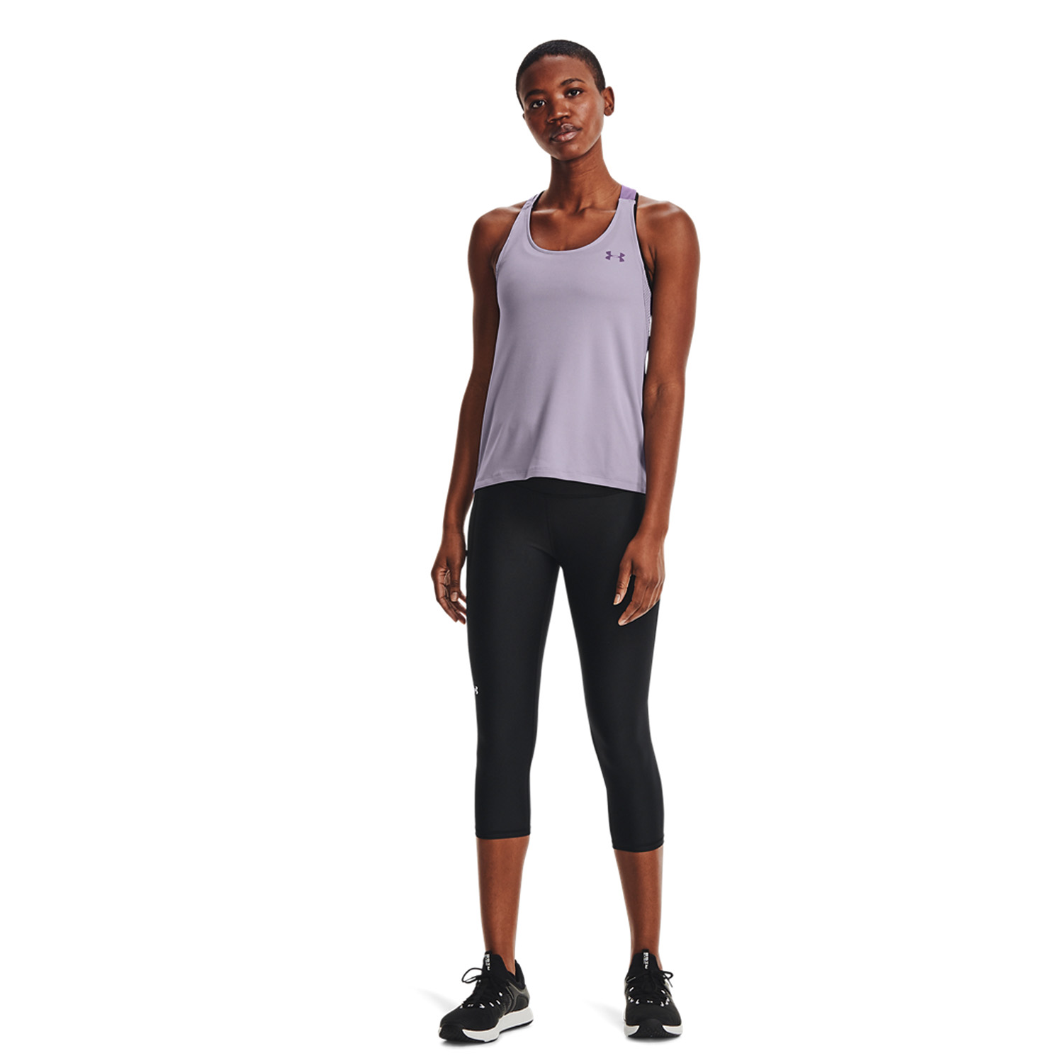 Under Armour HiRise Tights - Black/White