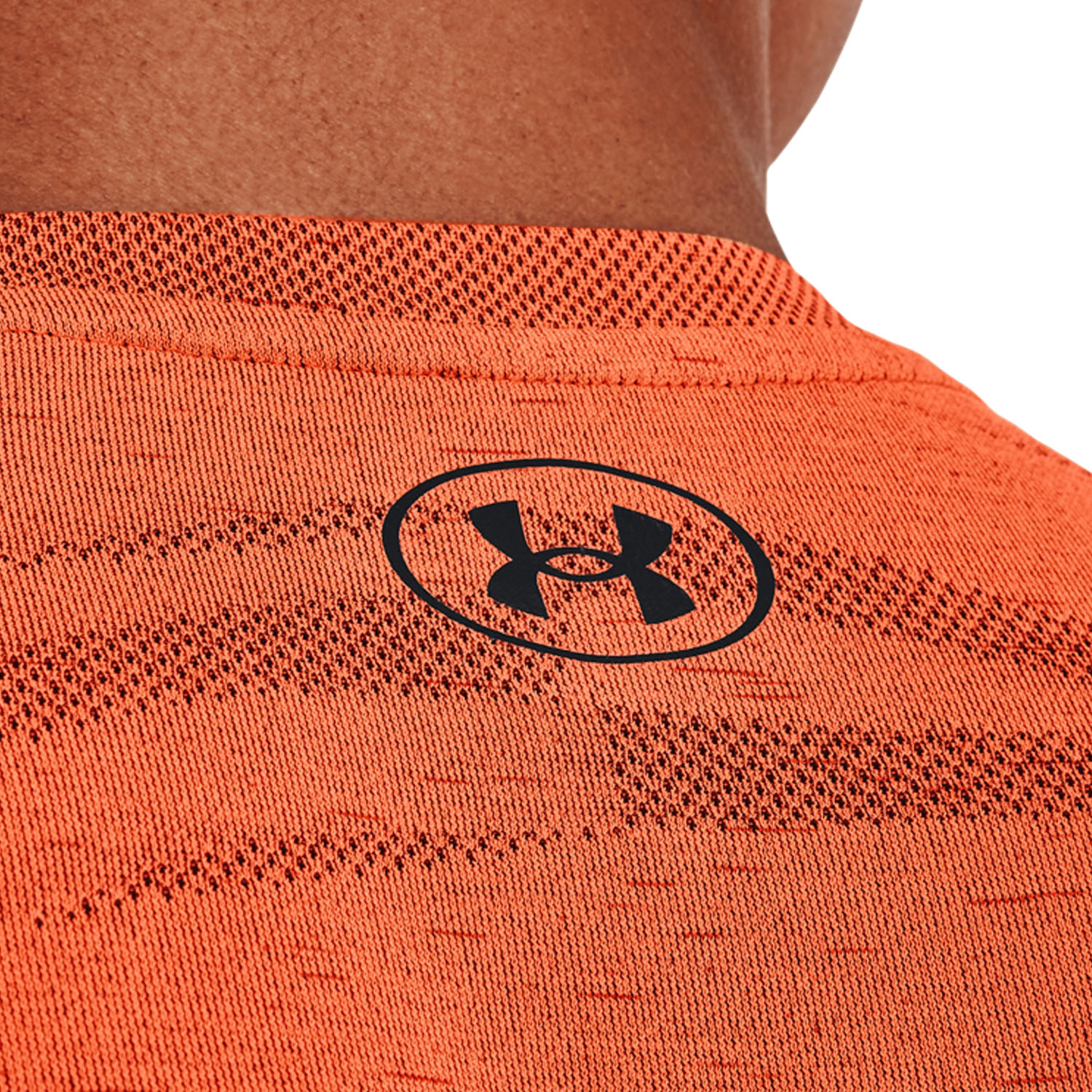 Under Armour Seamless Wave Camiseta - Orange Blast/Black