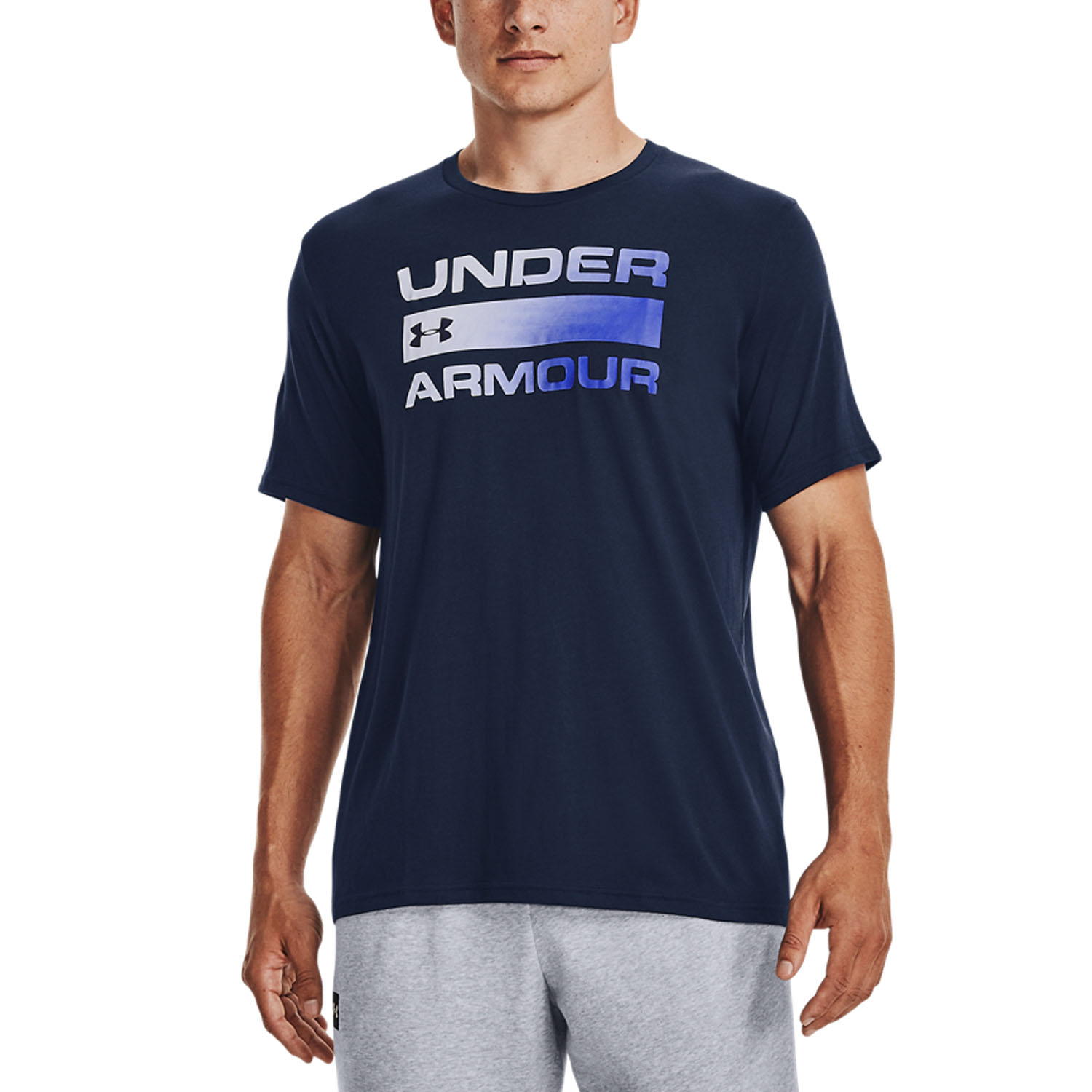 Under Armour Team Issue Wordmark Maglietta - Academy/Graphite