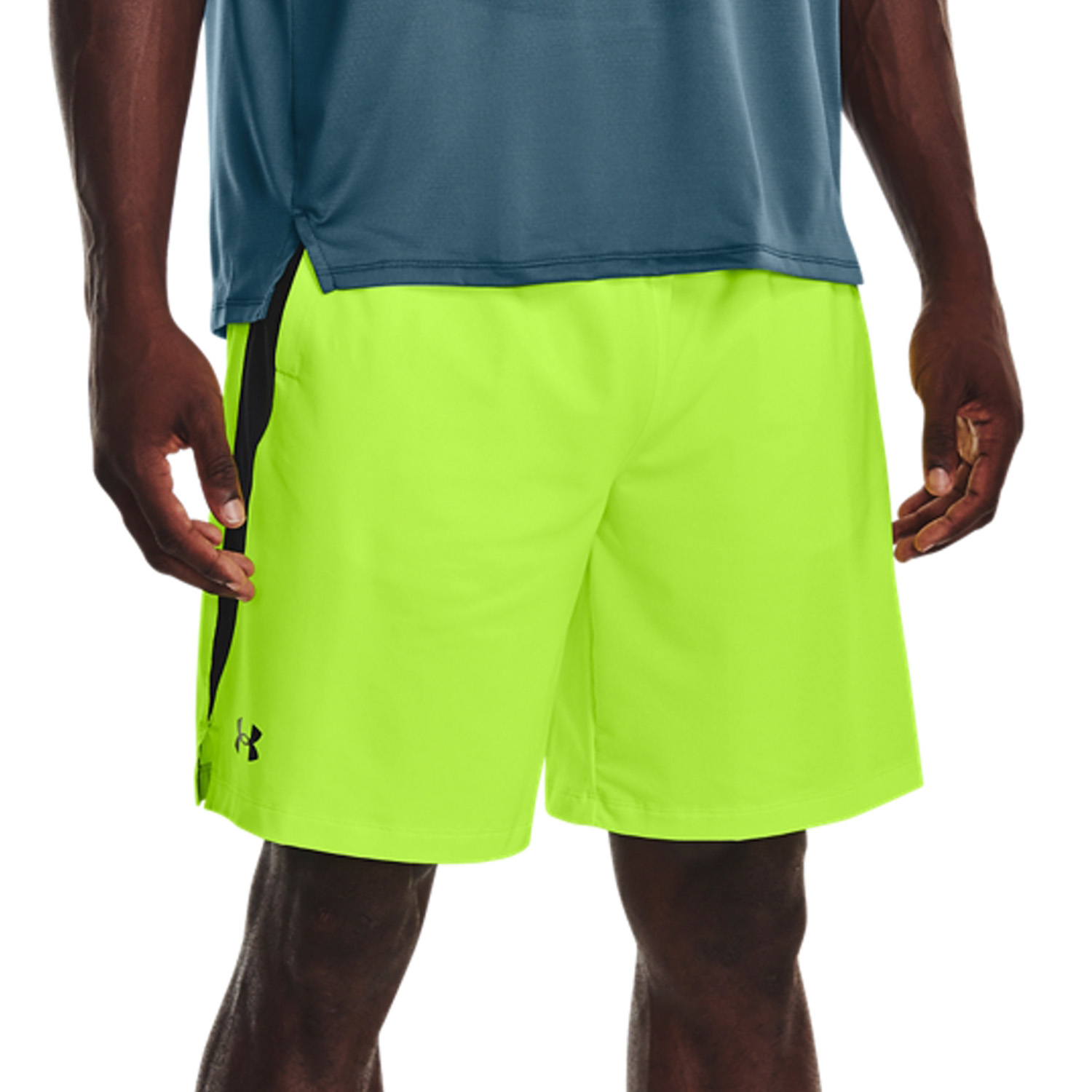 Under Armour Tech Vent 8in Pantaloncini - Lime Surge/Black