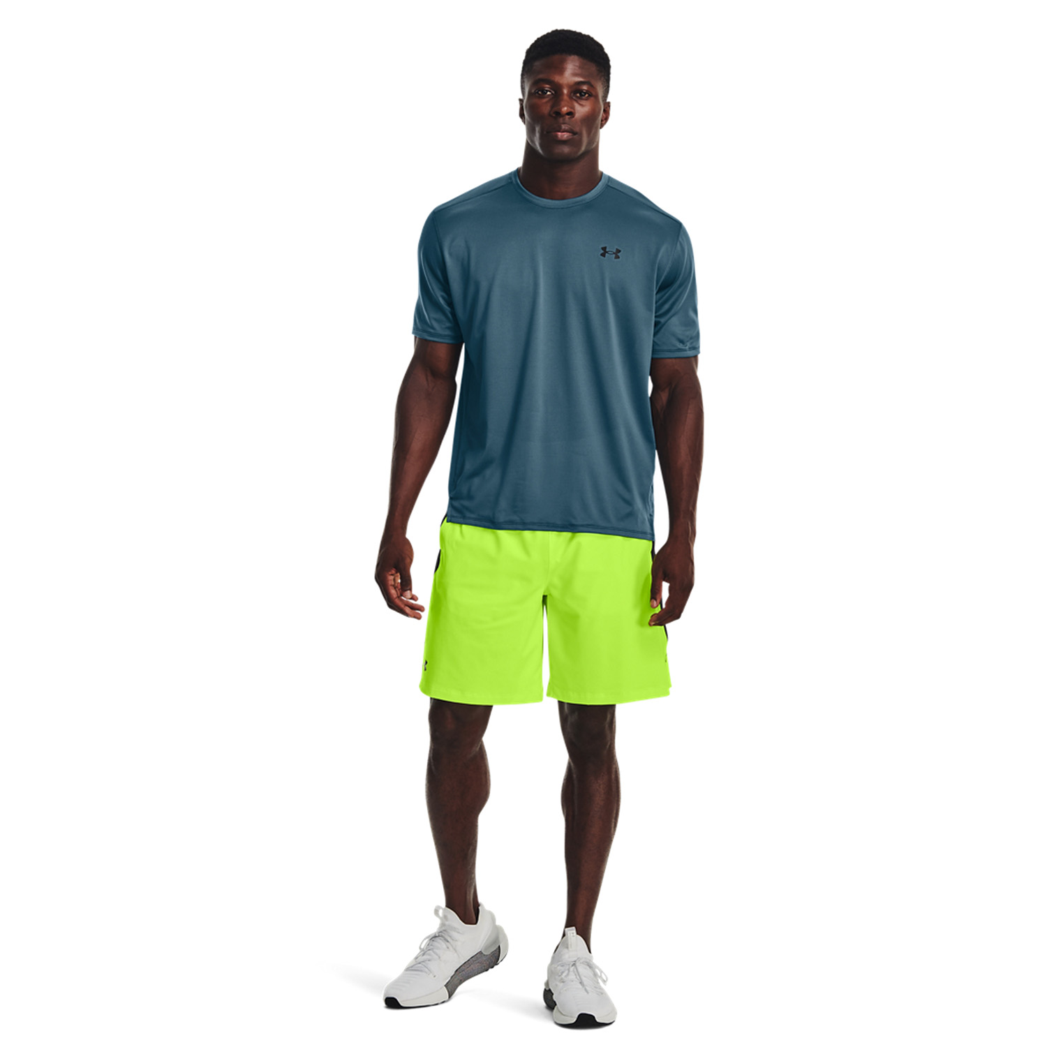 Under Armour Tech Vent 8in Pantaloncini - Lime Surge/Black