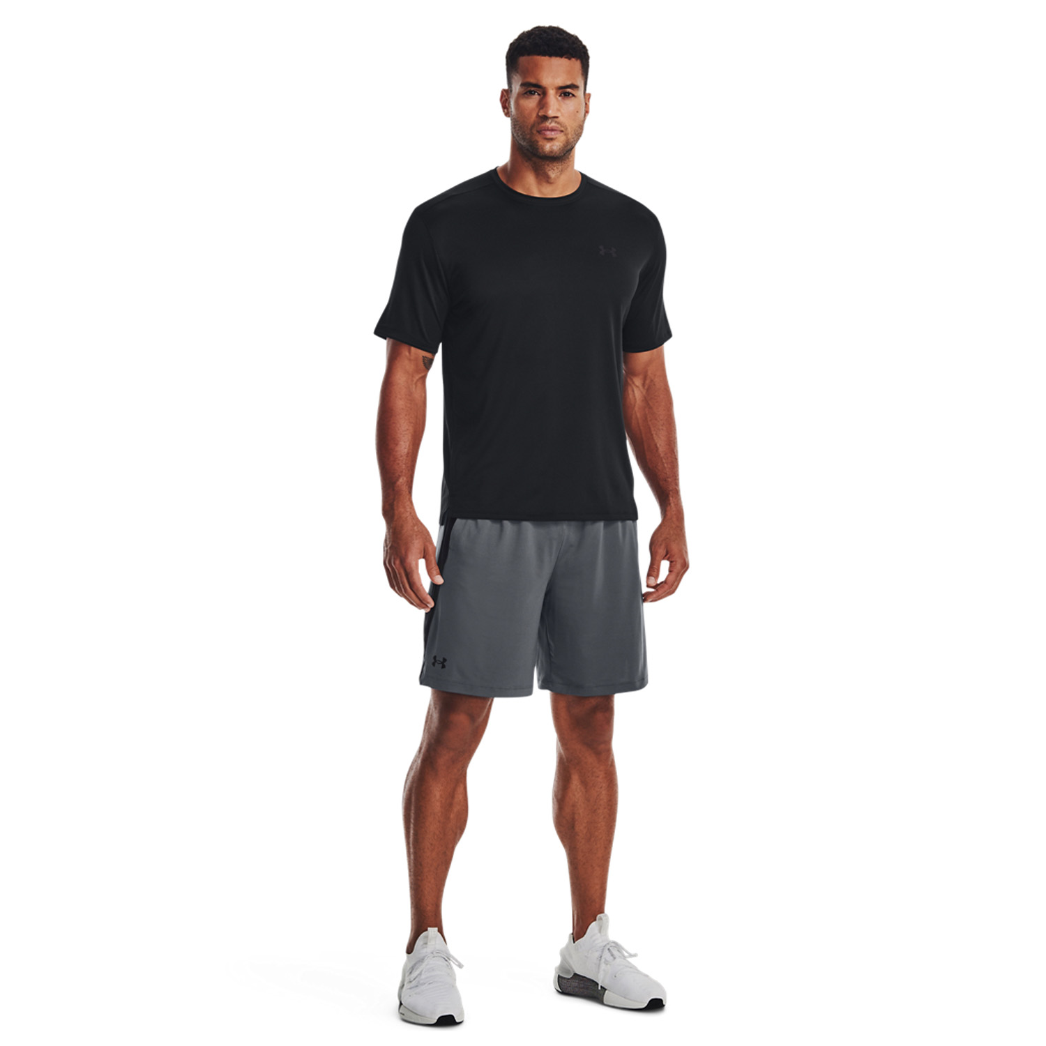 Under Armour Tech Vent 8in Shorts - Pitch Gray/Black