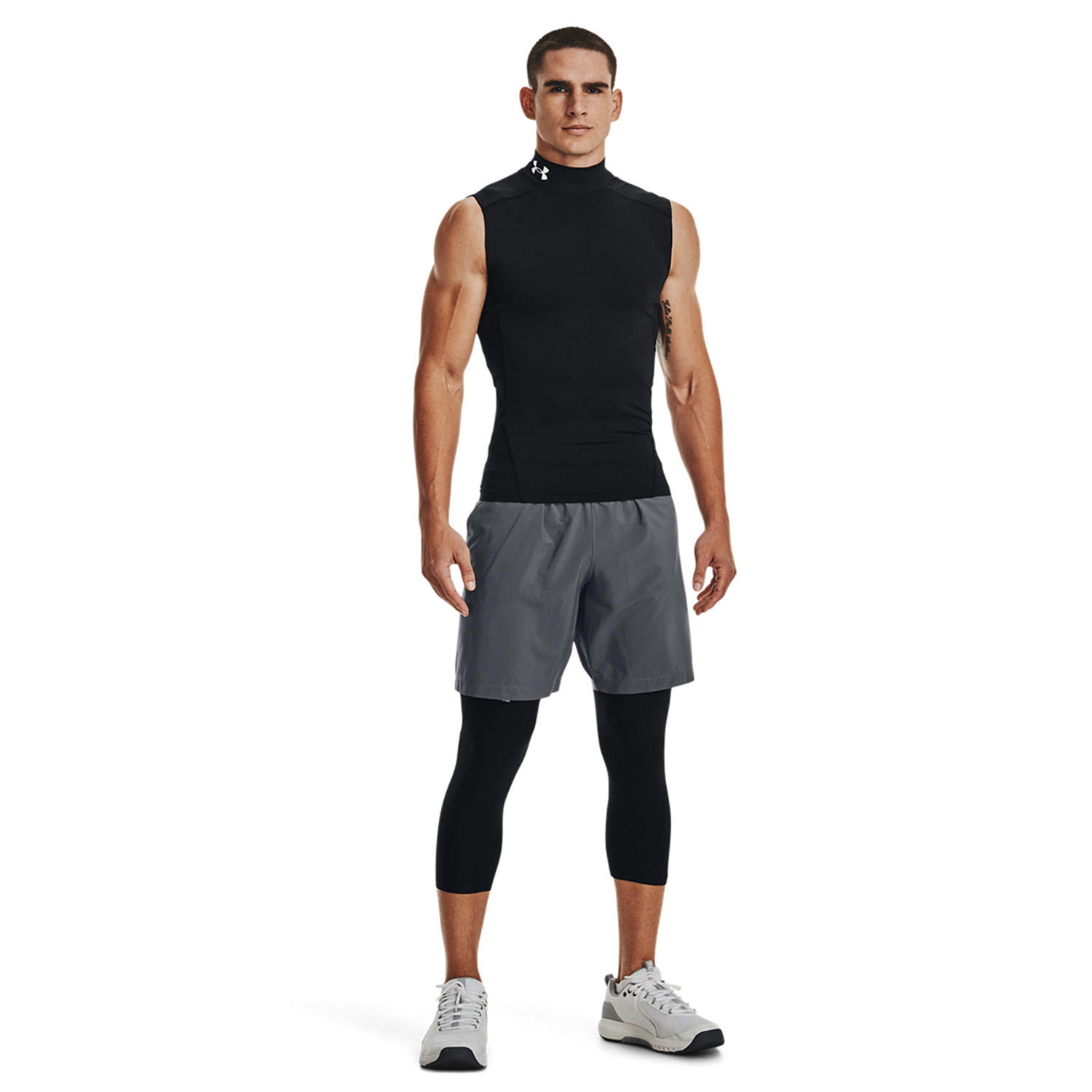 Under Armour Woven Graphic Men s Tennis Shorts Pitch Gray