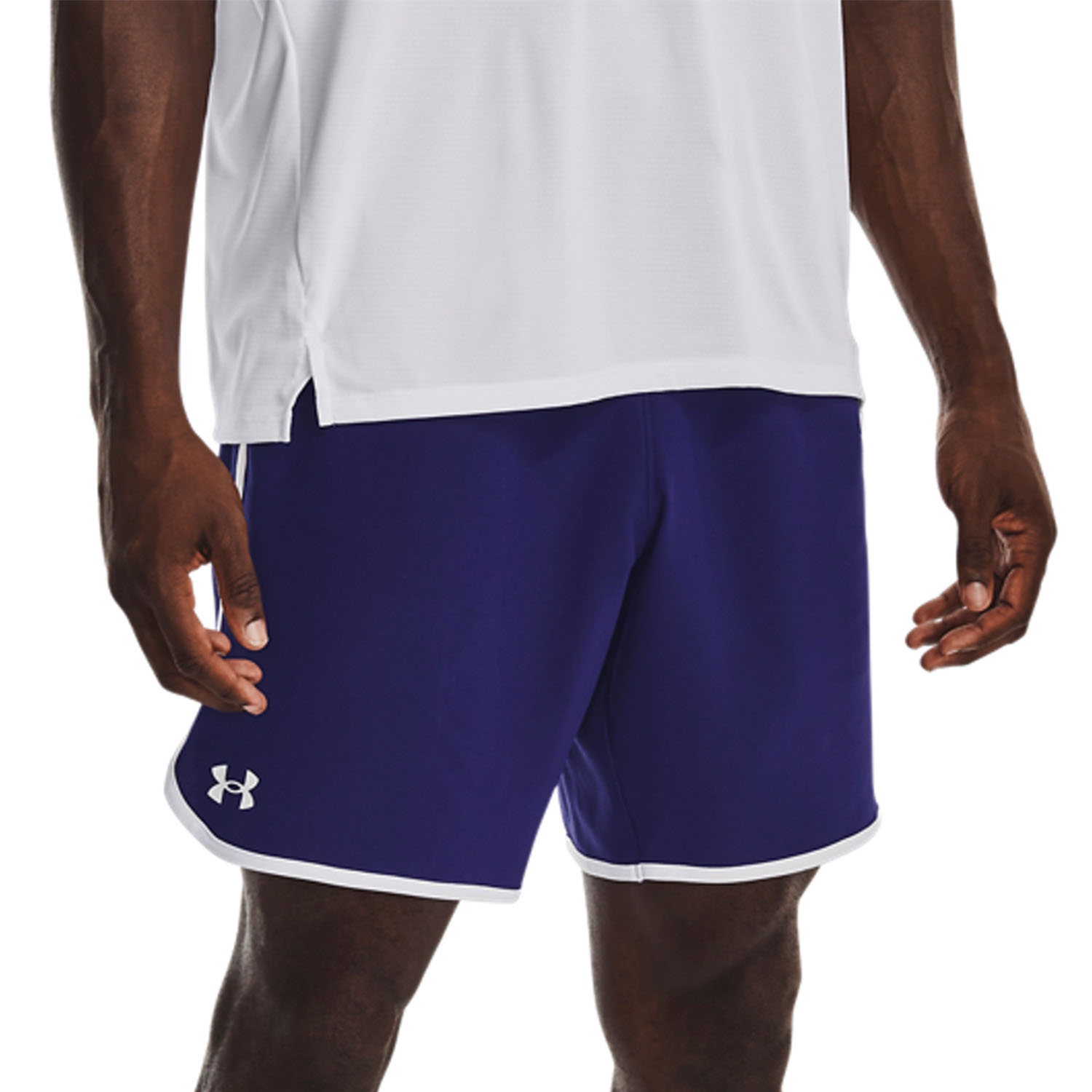 Under Armour HIIT Woven 8in Shorts - Sonar Blue/White