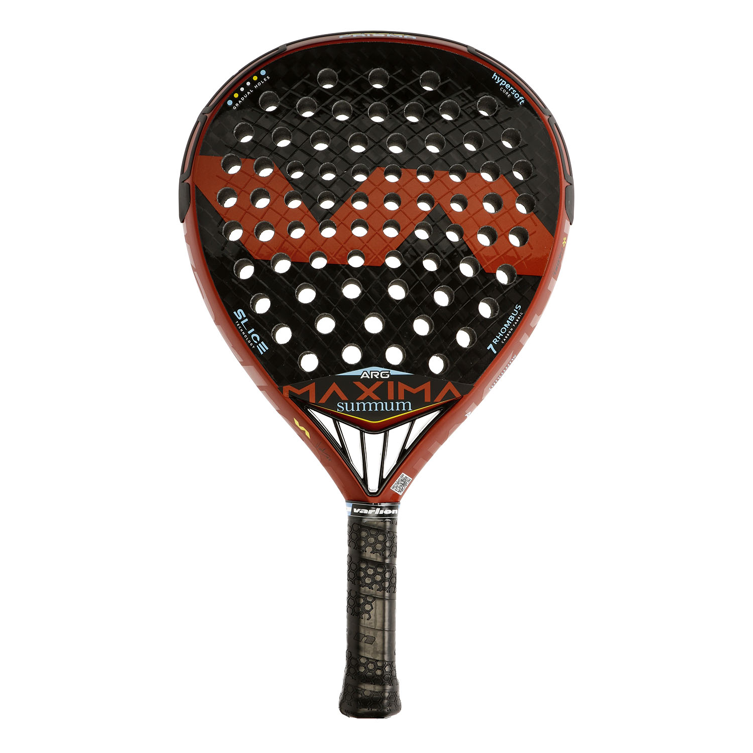 Varlion Maxima Summum ARG Padel Racket - Black/Brown
