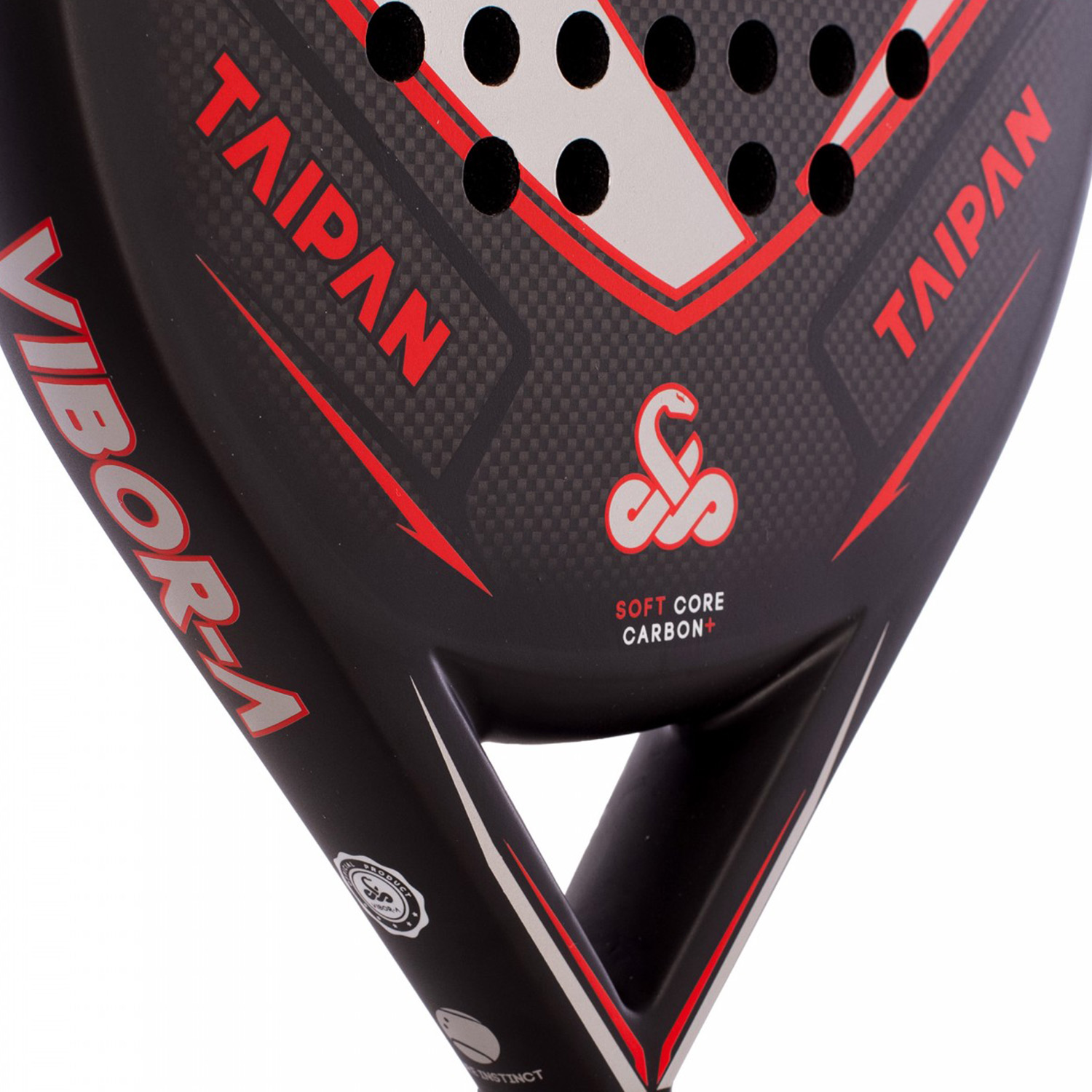 Vibor-A Taipan Classic Edition Padel - Black/Red/Silver