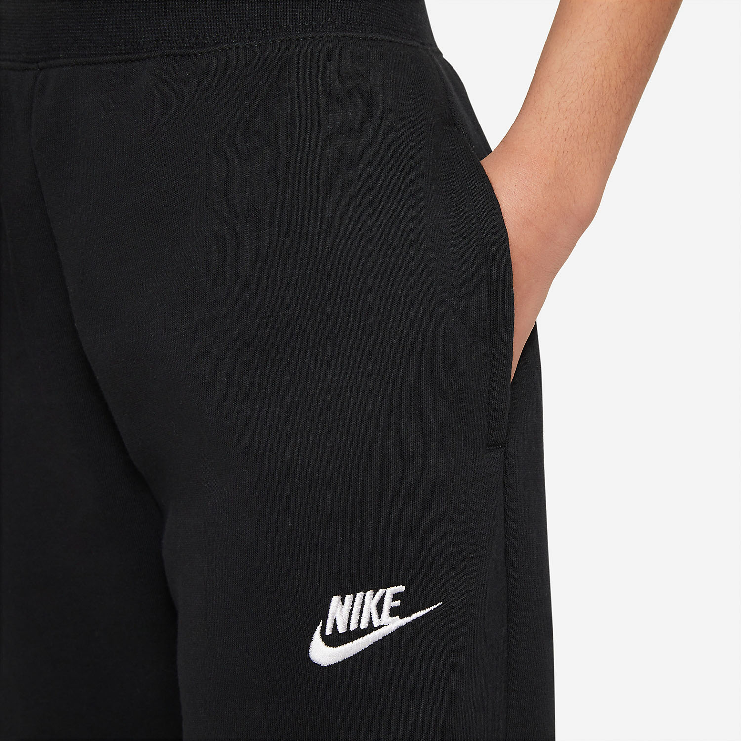 Nike Club Girl's Tennis Pants - Black/White