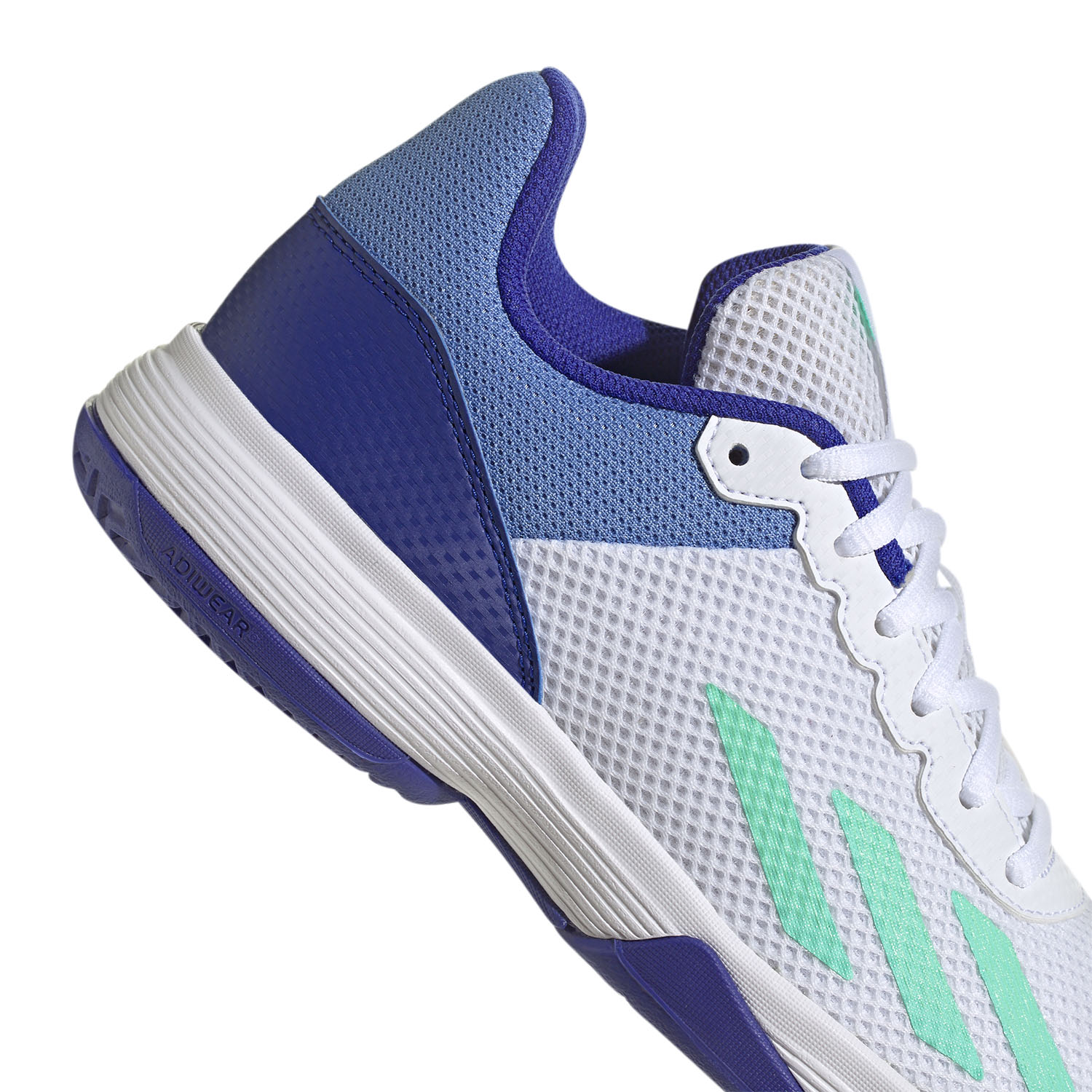 adidas gazelle silver green womens Adidas Kid's Courtflash-JI2448  All About Tennis