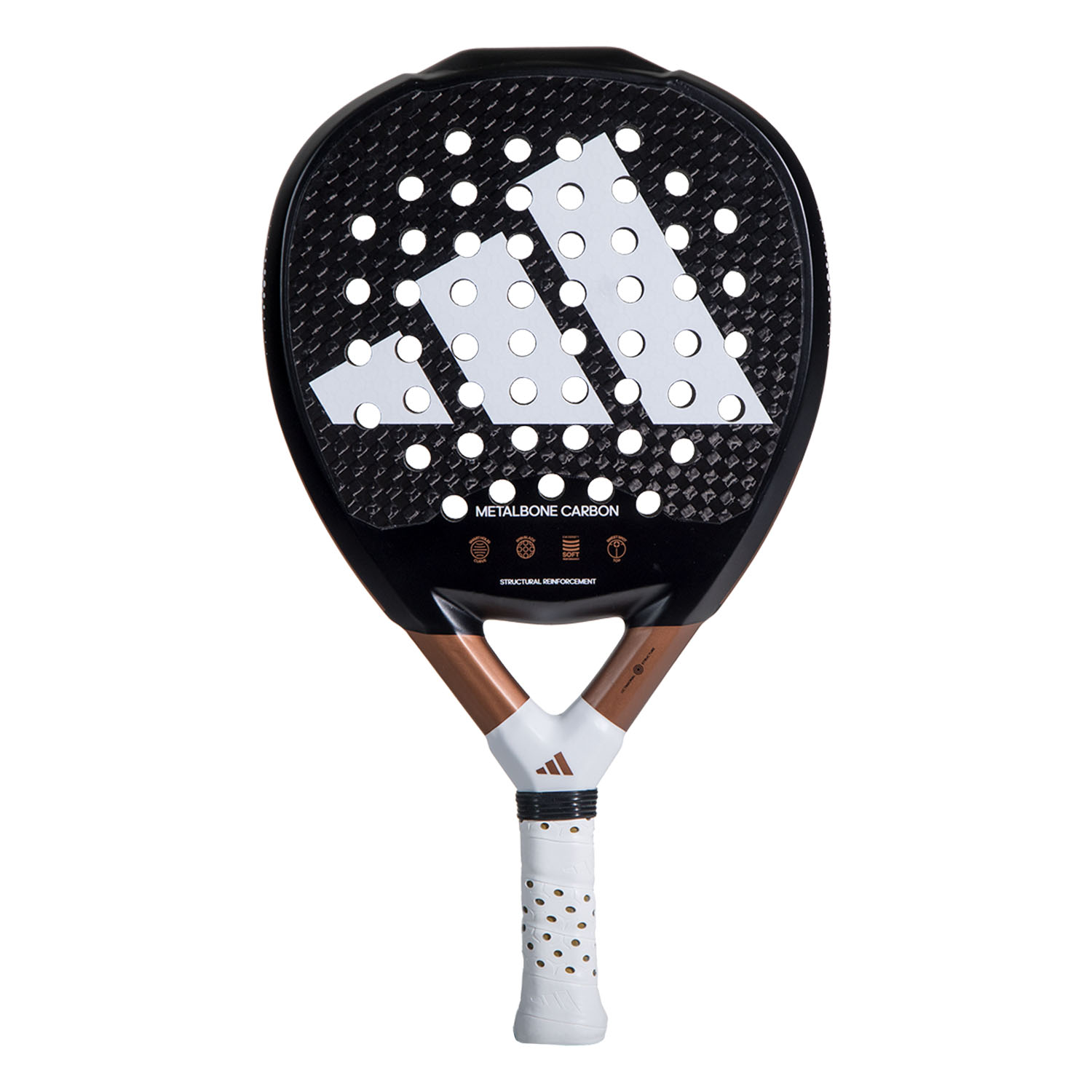 adidas Metalbone Carbon Padel - Black/Bronze/White