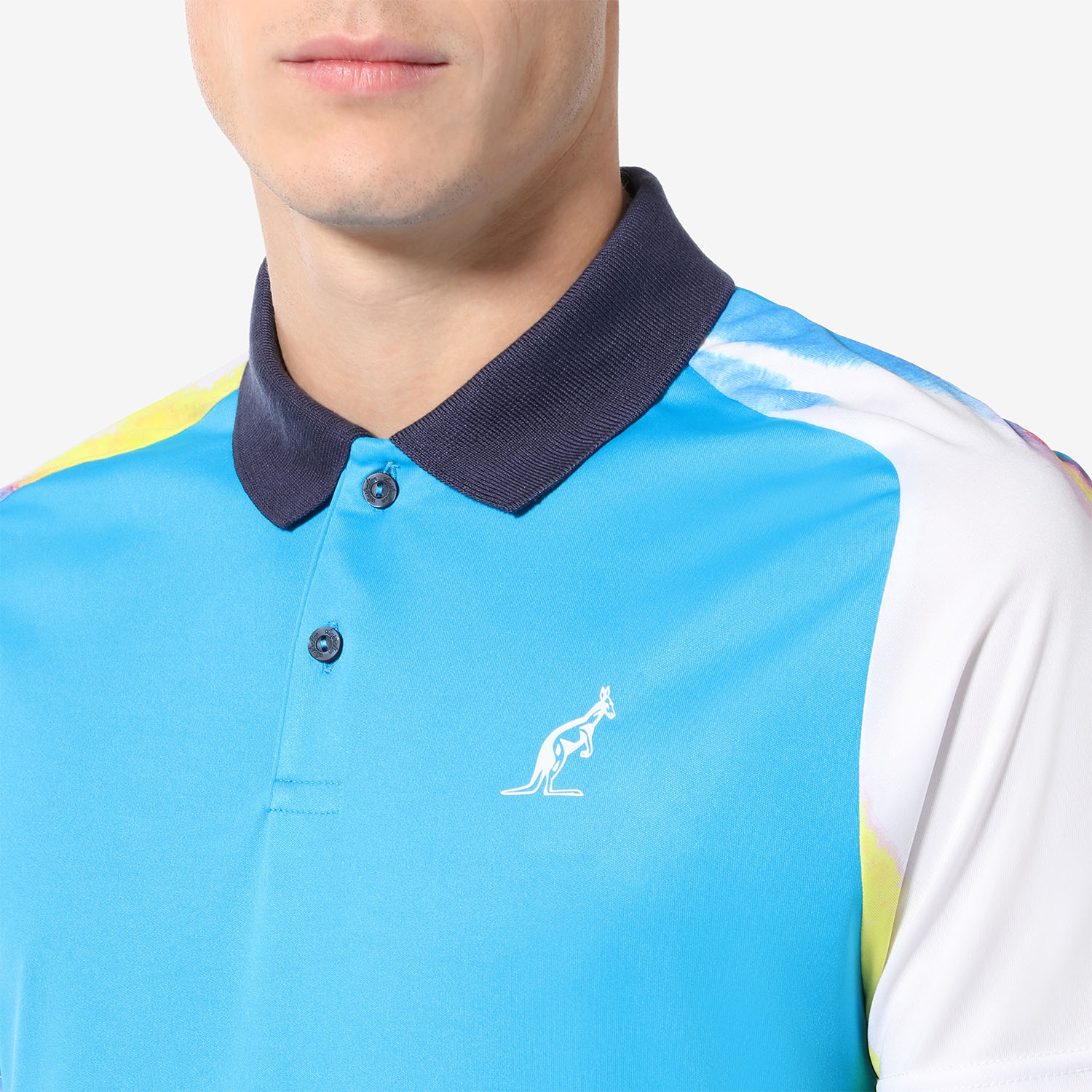 Australian Ace Blaze Polo - Bianco/Turchese