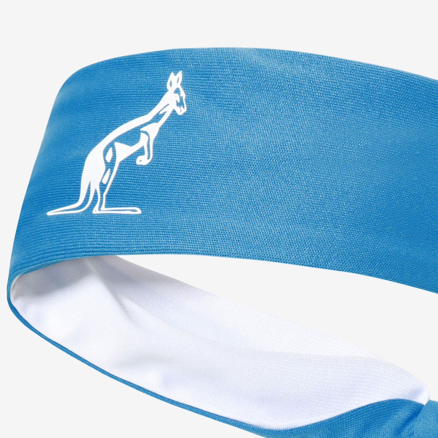 Australian Ace Print Headband - Bianco/Turchese