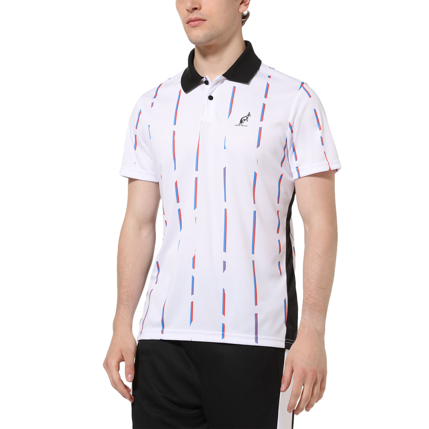 Australian Stripe Ace Polo - Bianco