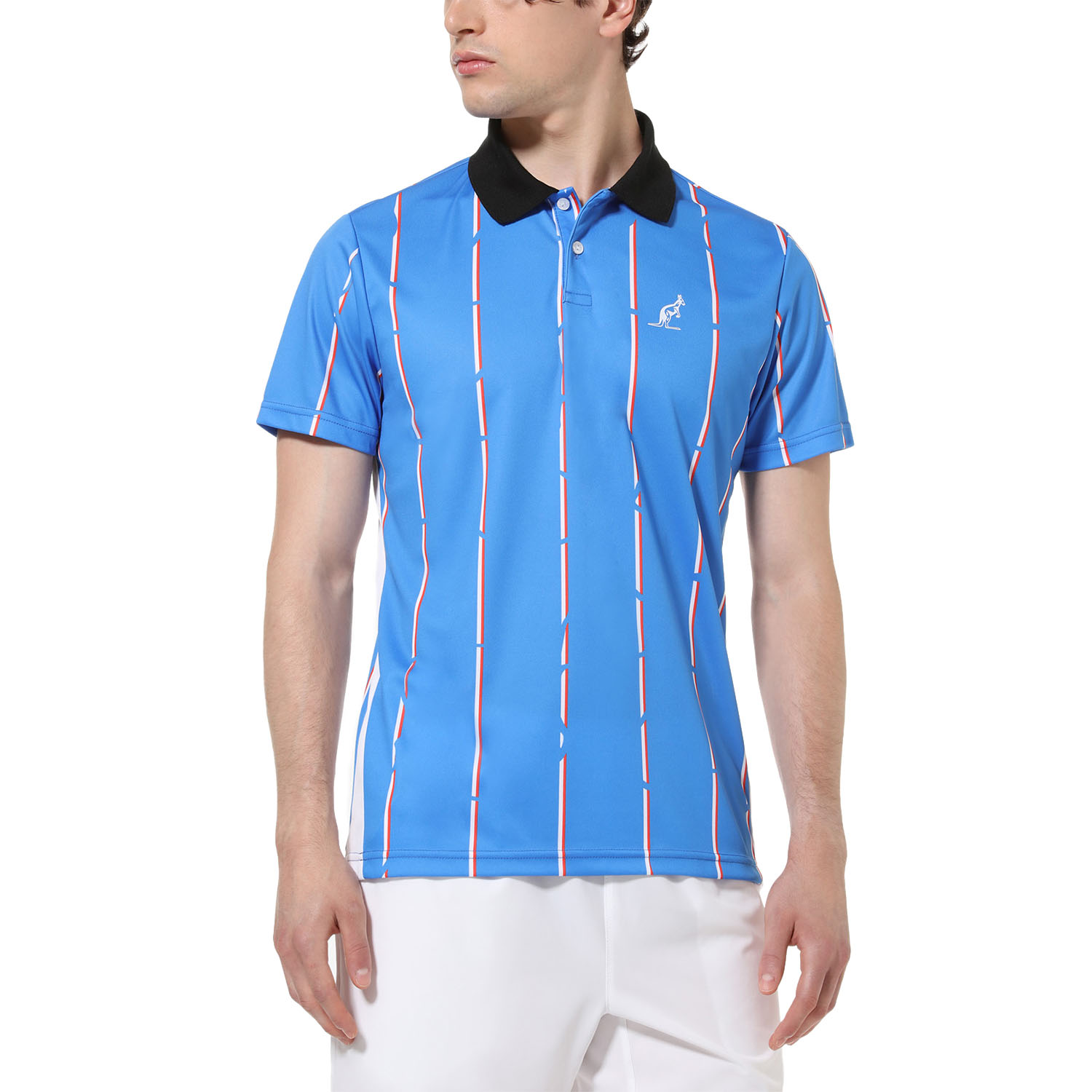 Australian Stripe Ace Polo - Blu Zaffiro