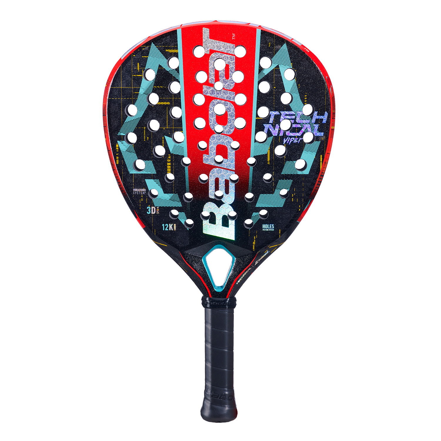 Babolat Technical Viper Juan Lebrón Padel - Rosso/Nero/Blu