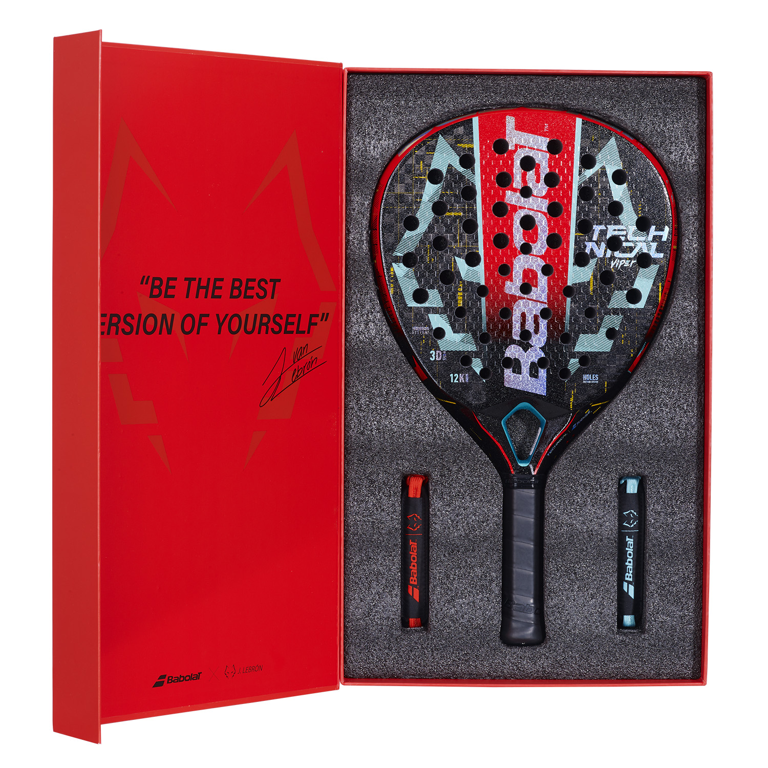 Babolat Technical Viper Juan Lebrón Padel - Rosso/Nero/Blu