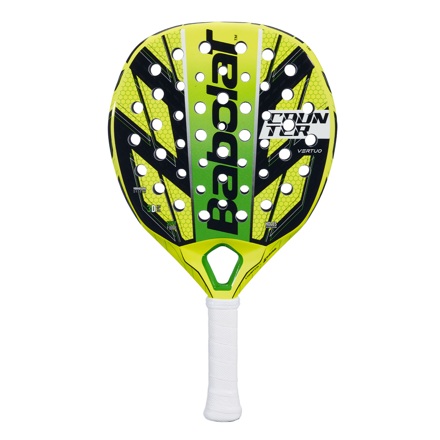 Babolat Counter Vertuo Padel Racket - Black/Green