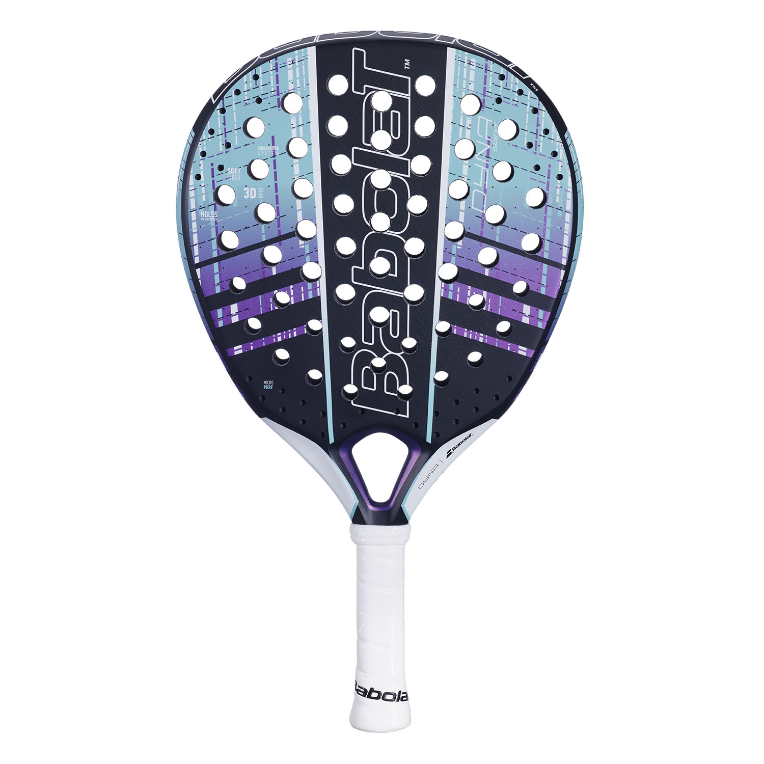 Babolat Dyna Spirit Padel - Nero/Viola/Azzurro