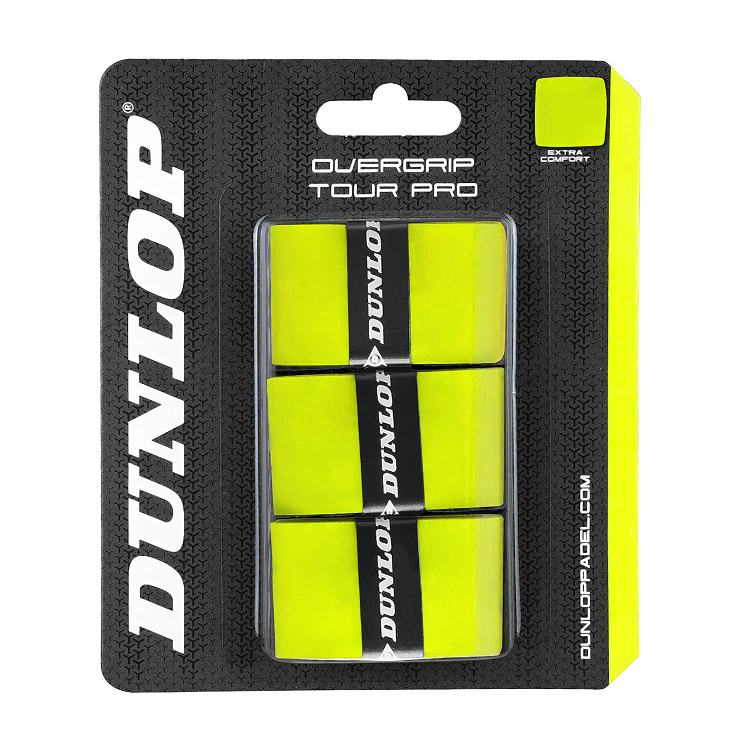 Dunlop Tour Pro x 3 Sobregrip - Yellow