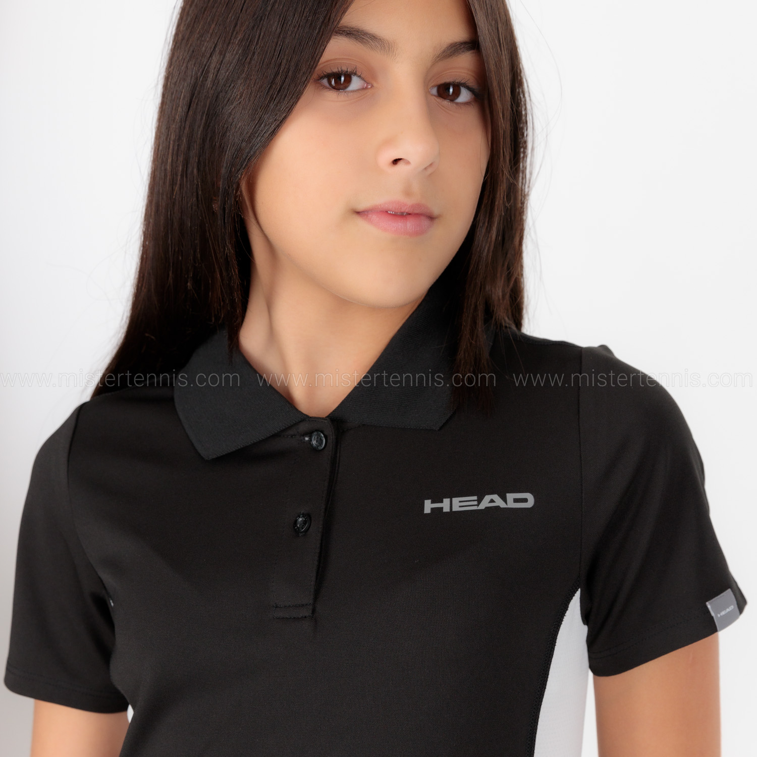 Head Club Tech Polo Niña - Black