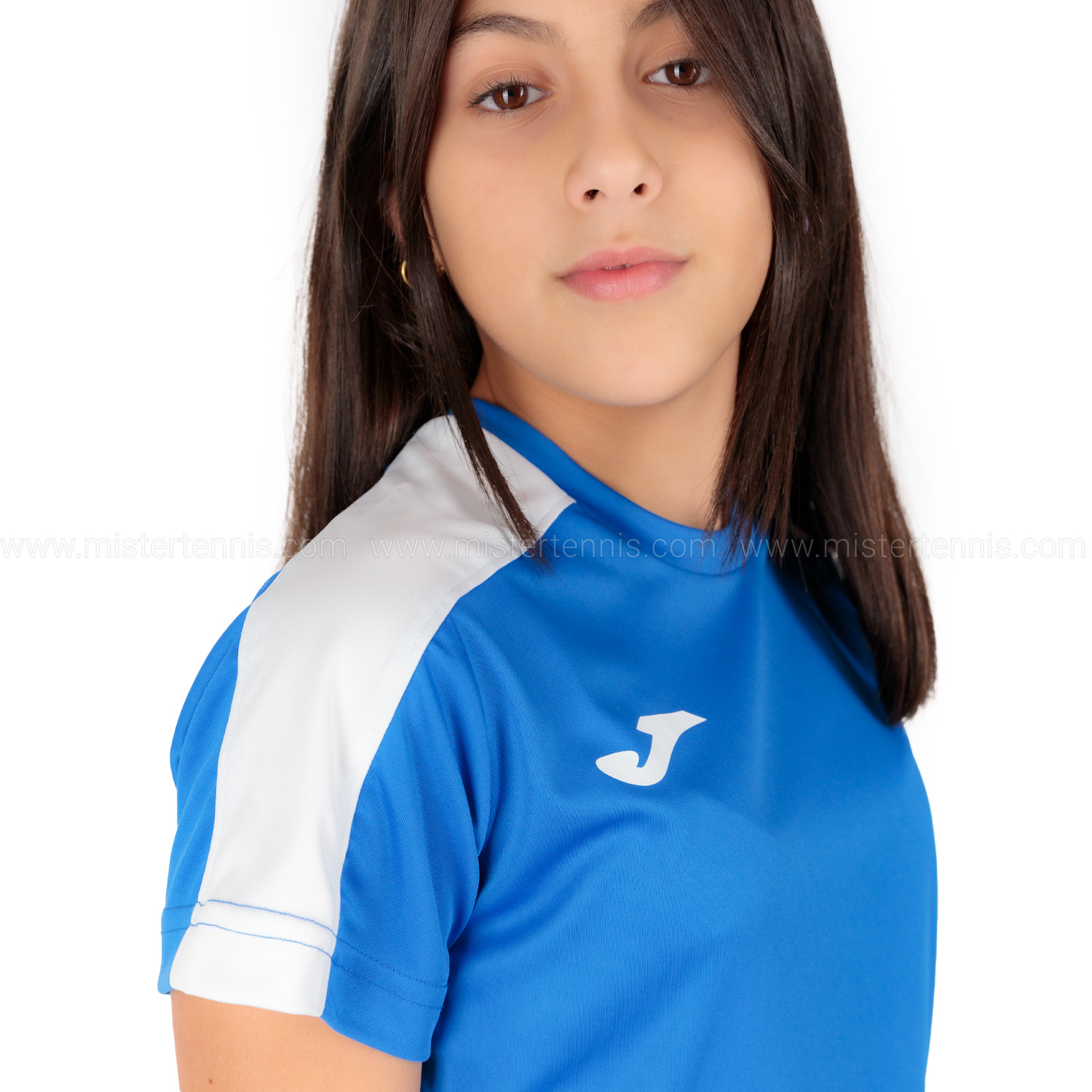 Joma Academy III T-Shirt Girl - Royal/White