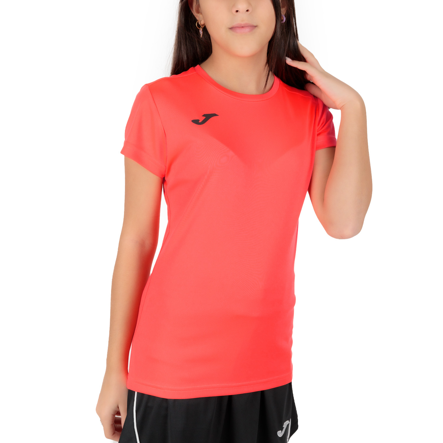 Joma Combi Camiseta Niña - Coral Fluor